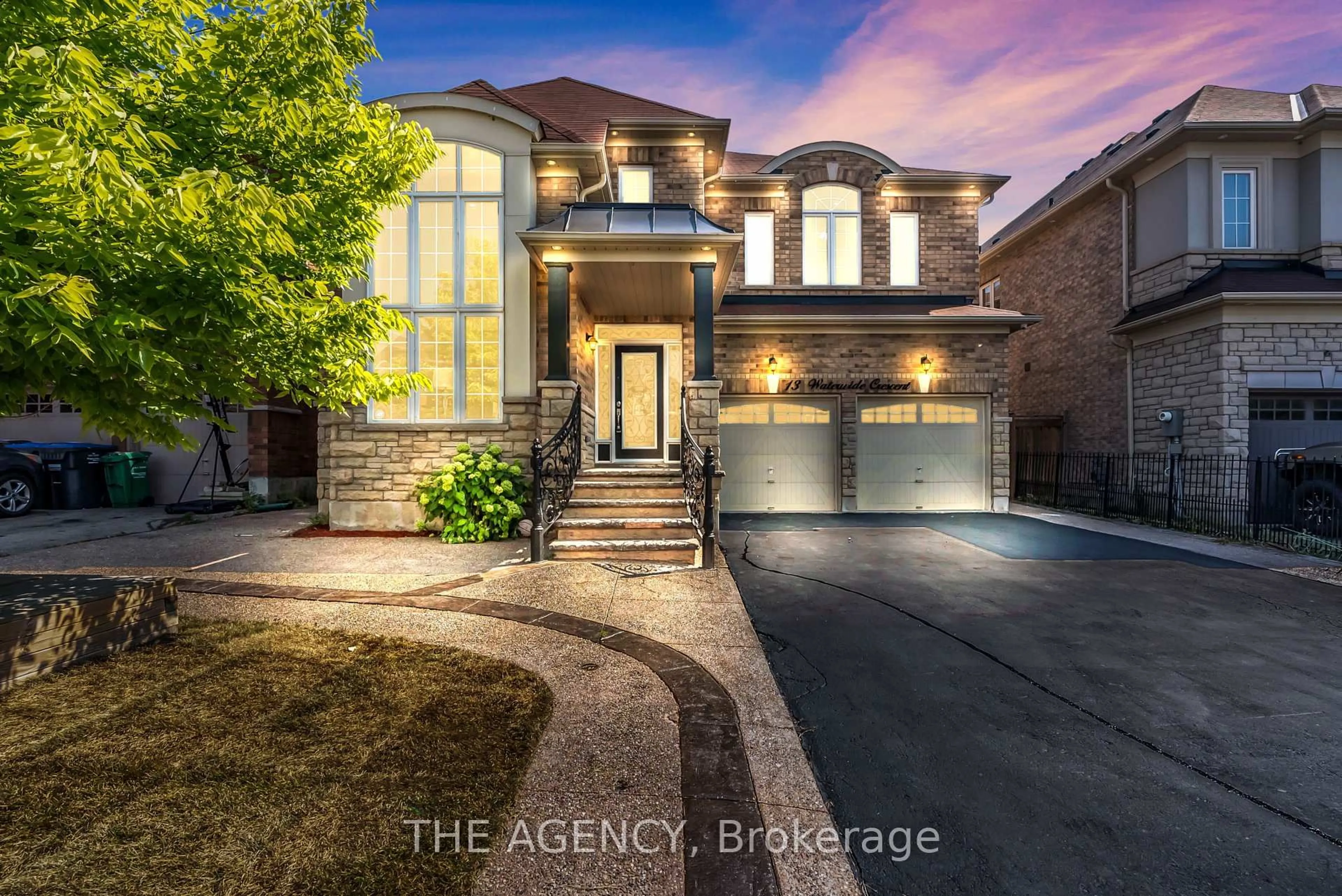 Home with brick exterior material, street for 13 Waterwide Cres, Brampton Ontario L6X 5K9