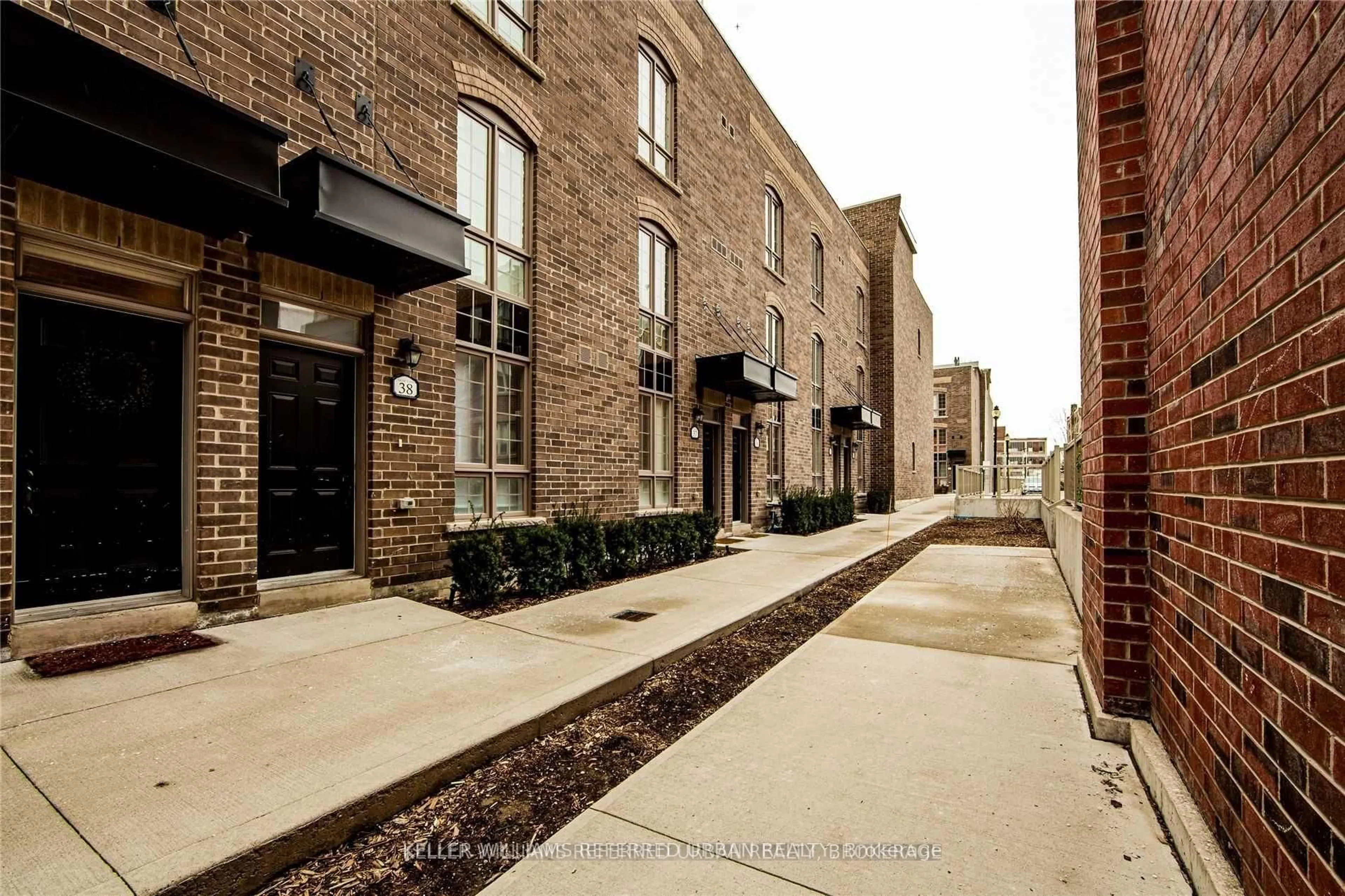 Home with brick exterior material, street for 3 Elsie Lane #37, Toronto Ontario M6P 0B8
