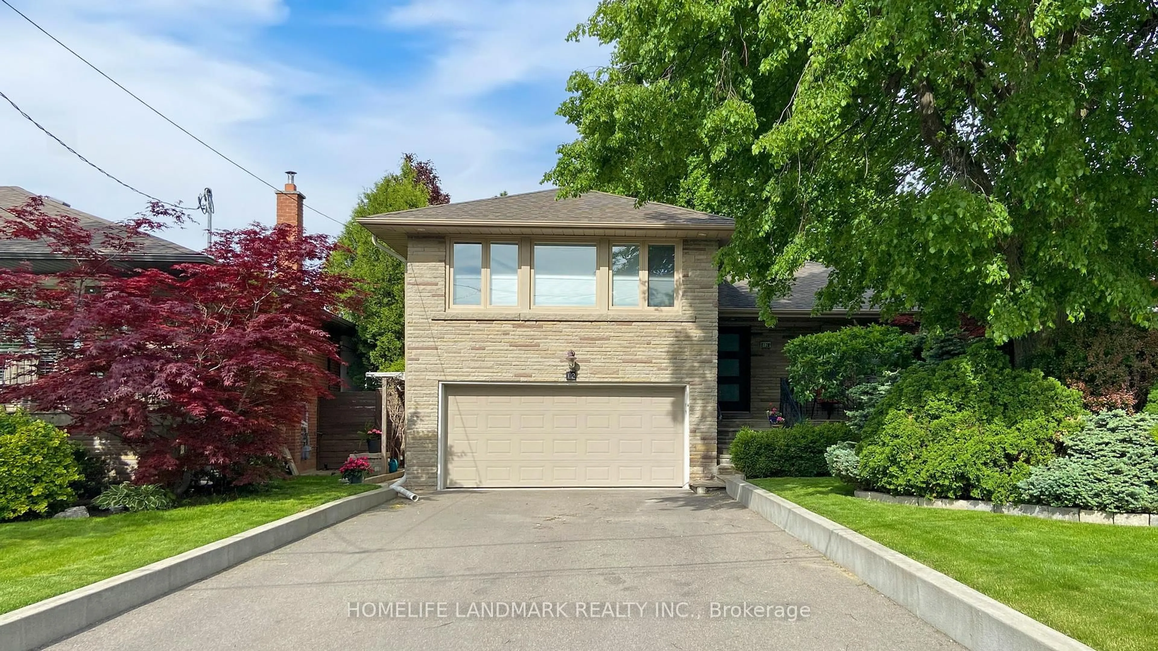 Home with brick exterior material, street for 12 Carousel Crt, Toronto Ontario M6B 3M1