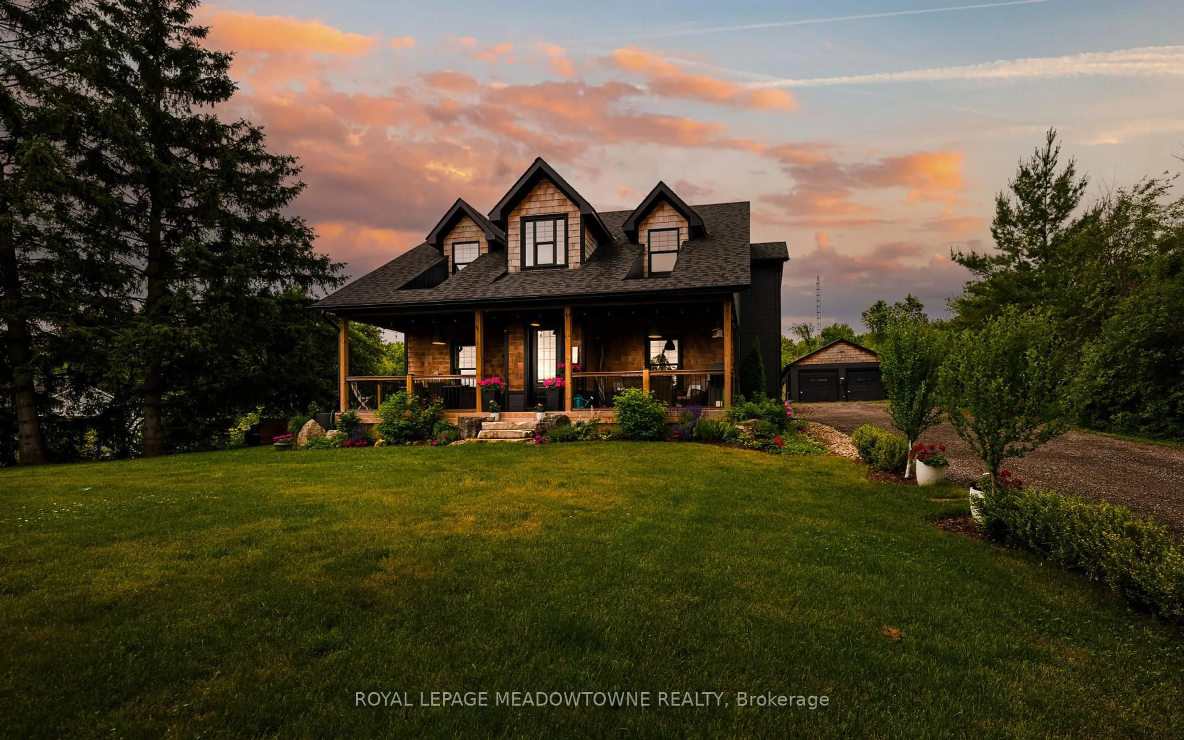 A pic from outside/outdoor area/front of a property/back of a property/a pic from drone, water/lake/river/ocean view for 13394 Tenth Line, Halton Hills Ontario L7G 4S8