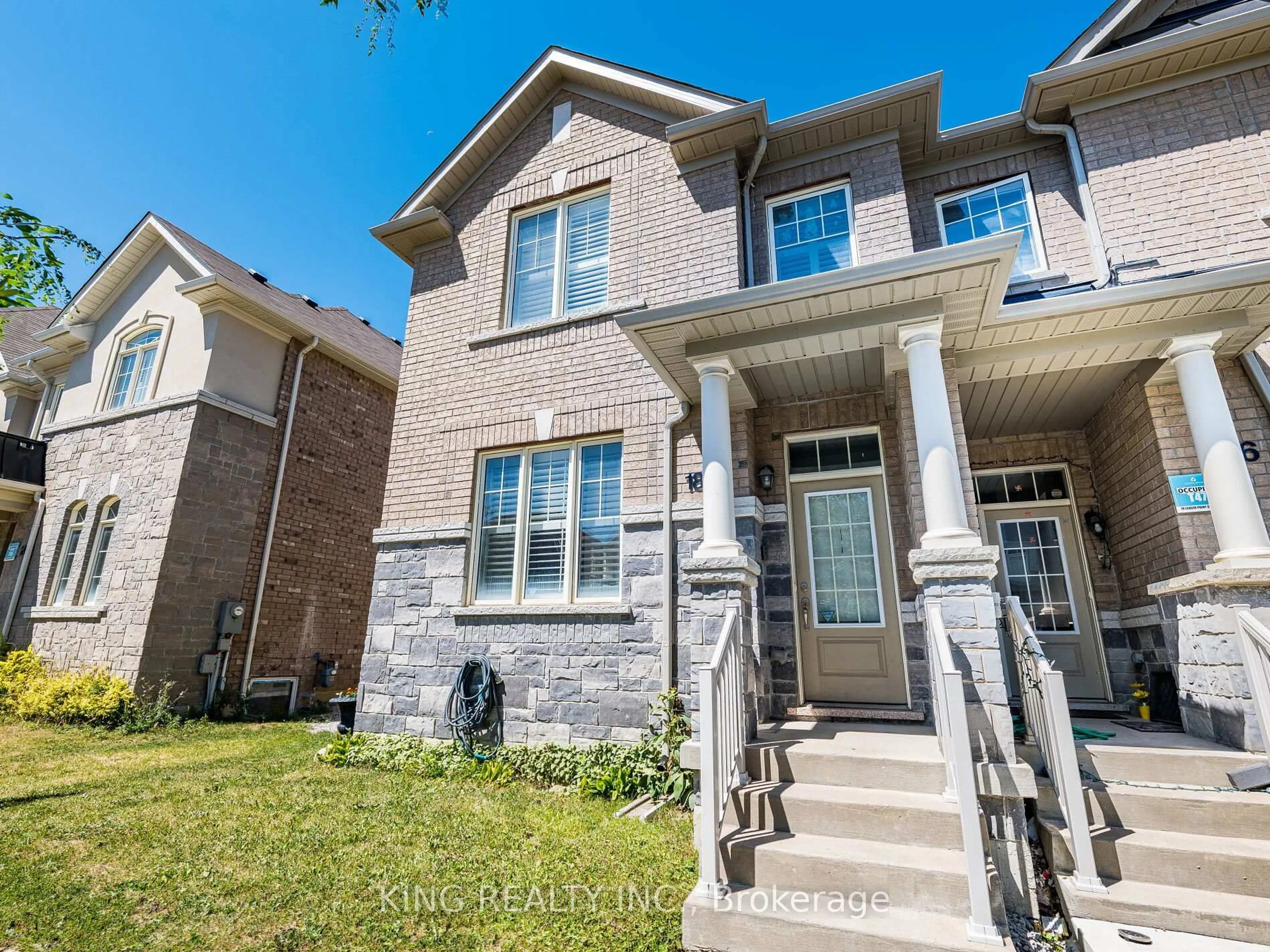 Home with brick exterior material, street for 18 Ledger Point Cres, Brampton Ontario L6R 1X8