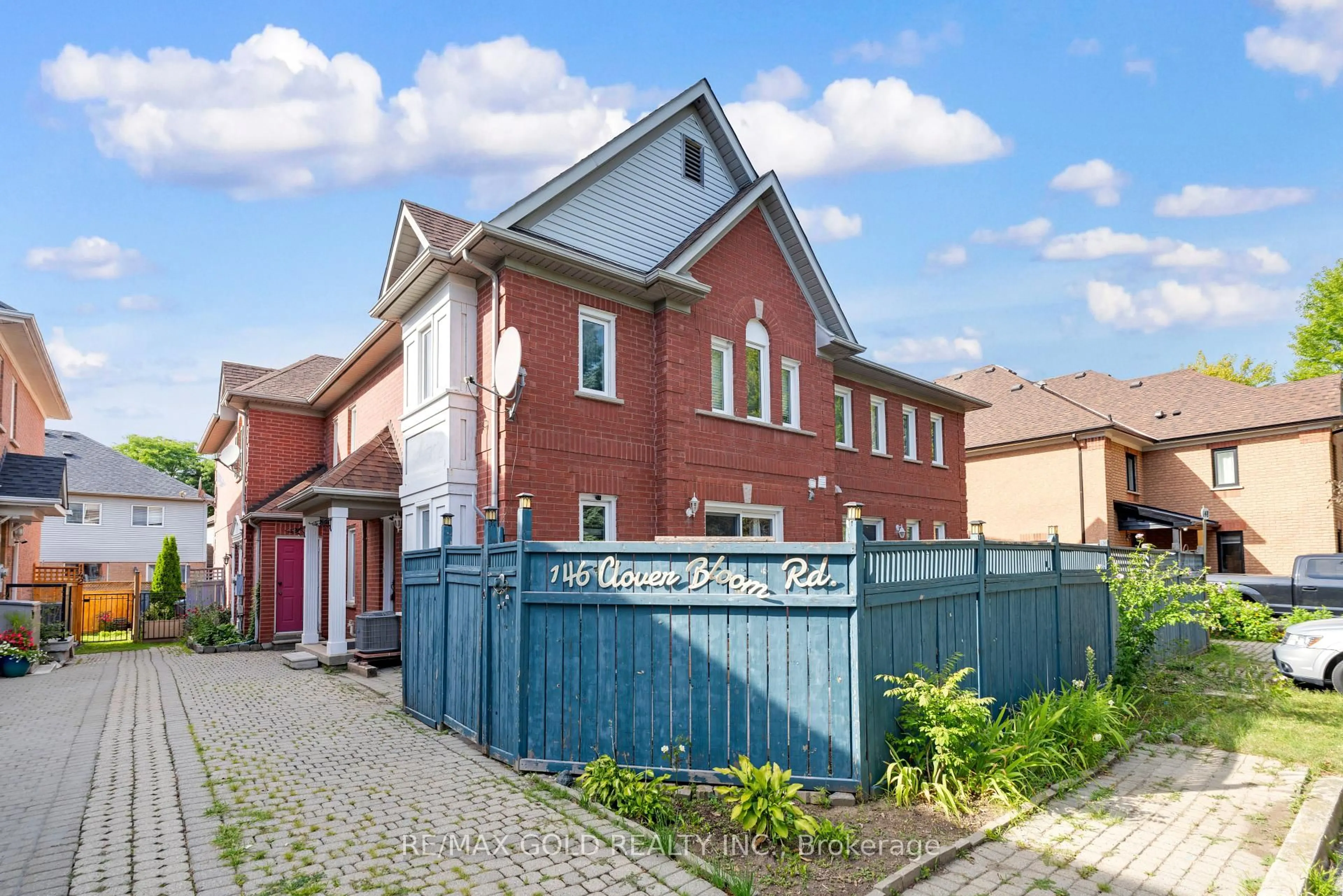 Home with brick exterior material, street for 146 Clover Bloom Rd, Brampton Ontario L6R 1S5