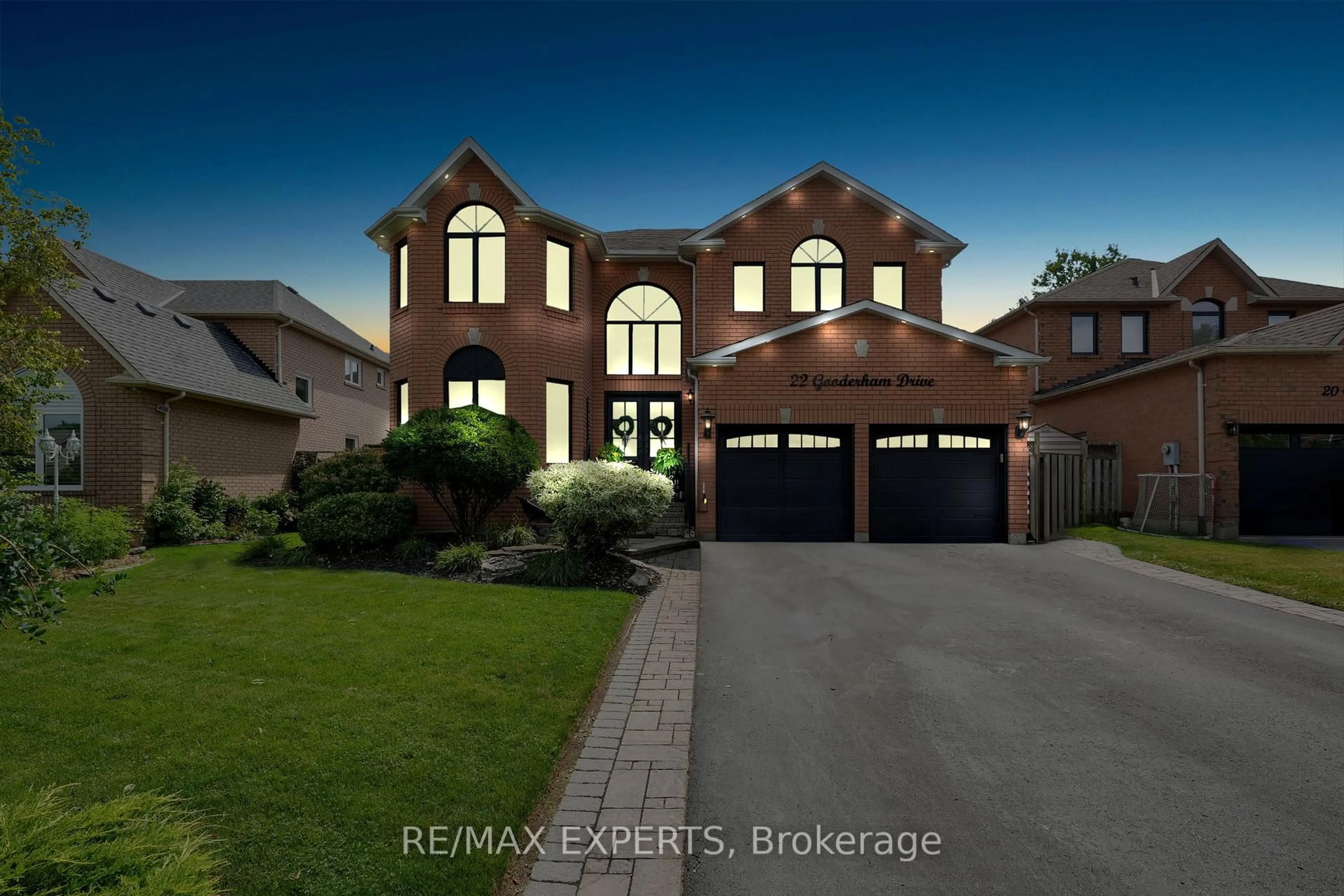 Home with brick exterior material, street for 22 Gooderham Dr, Halton Hills Ontario L7G 5R6