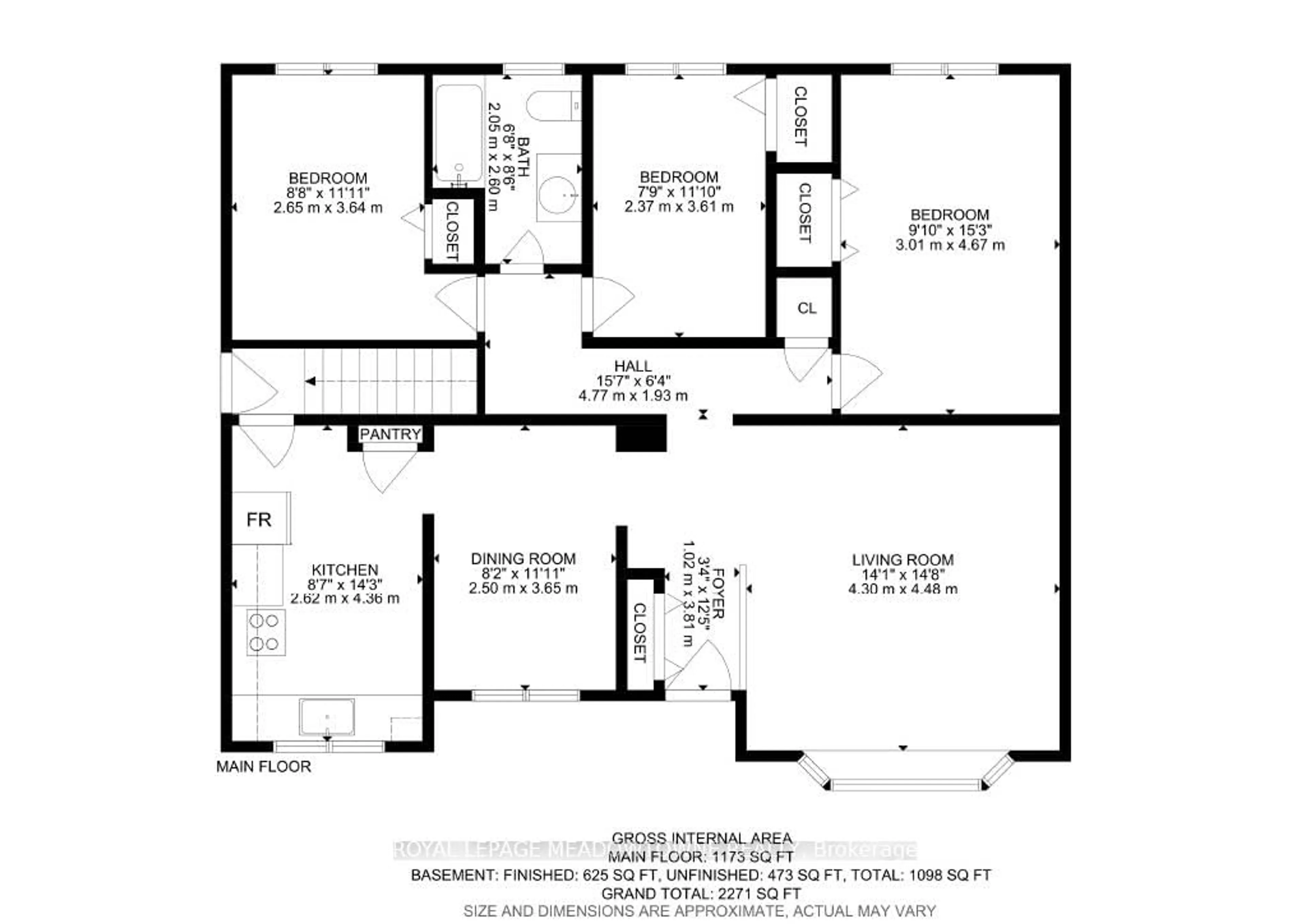 Floor plan for 379 Williams Ave, Milton Ontario L9T 2G3