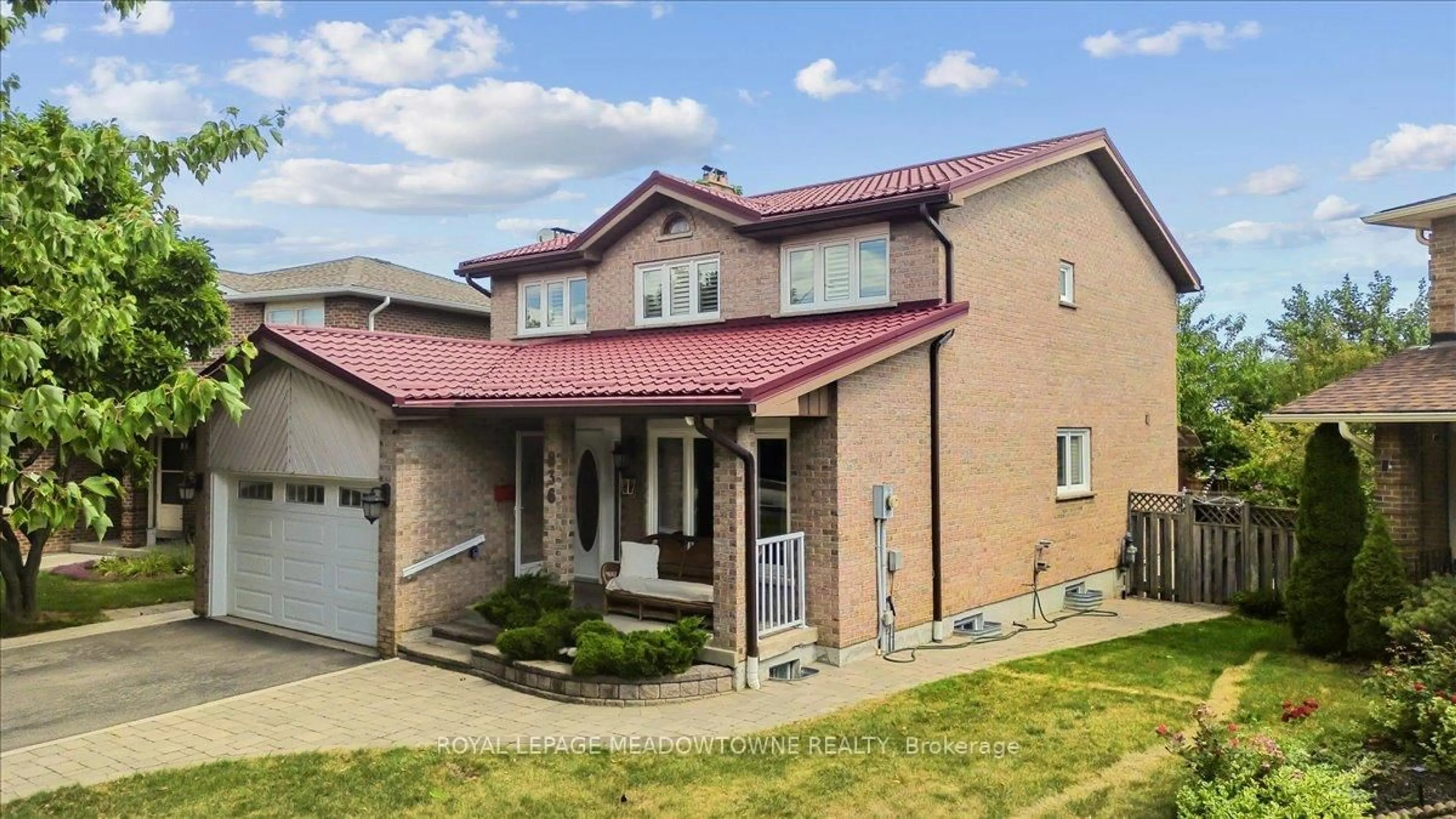 Home with brick exterior material, street for 836 Greycedar Cres, Mississauga Ontario L4W 3J8