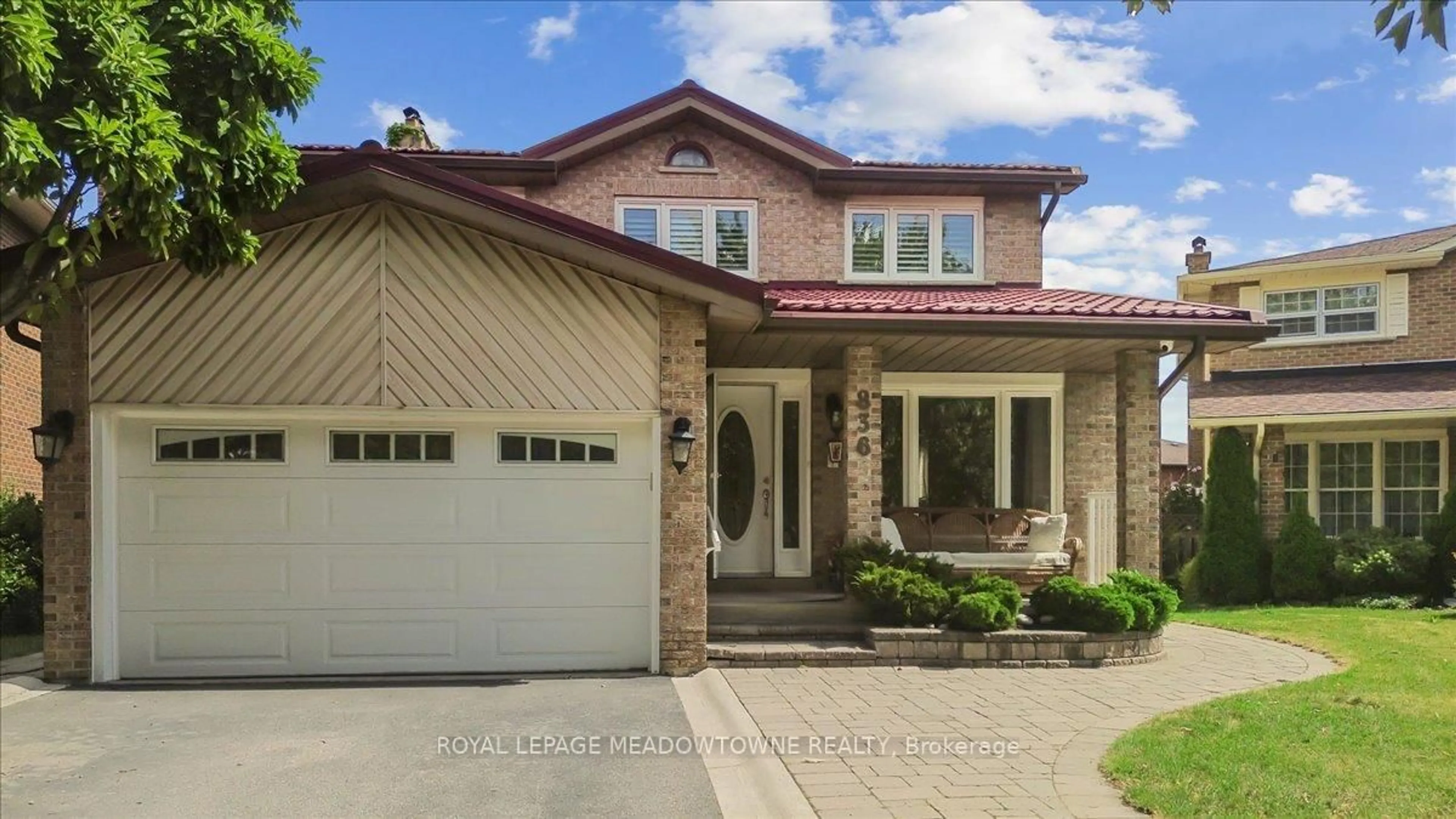 Home with brick exterior material, street for 836 Greycedar Cres, Mississauga Ontario L4W 3J8