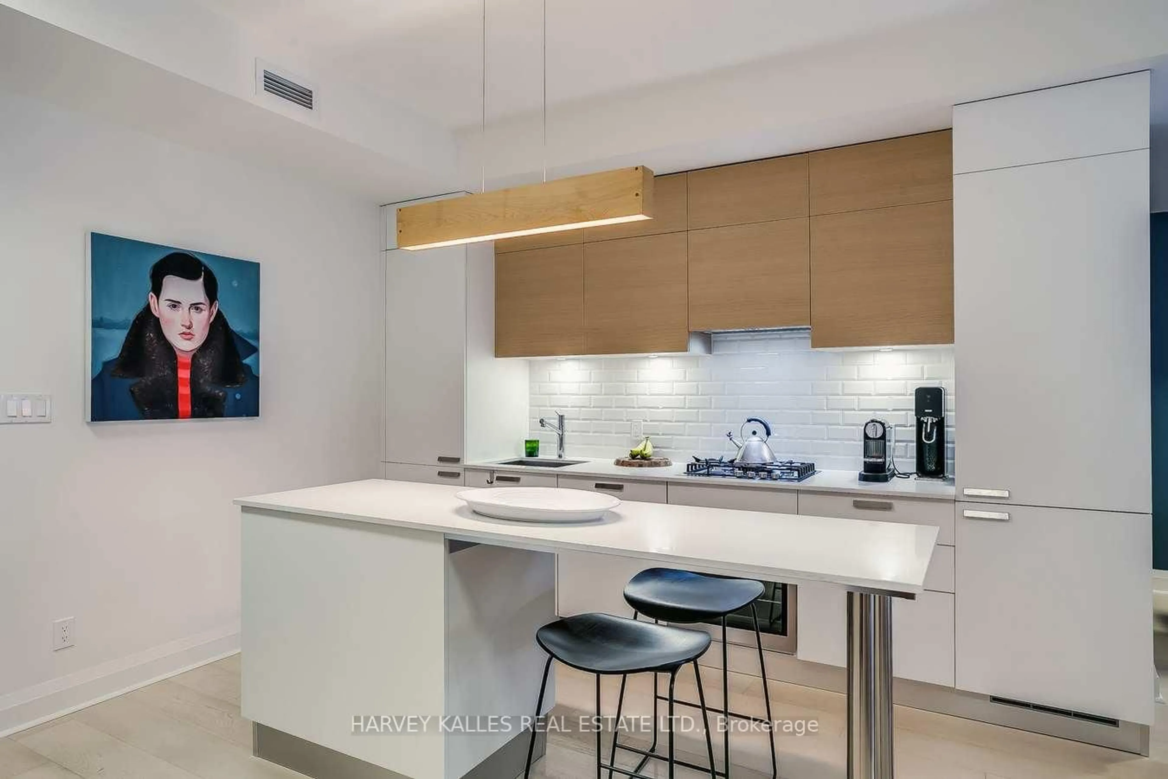 Contemporary kitchen, ceramic/tile floor for 243 Perth Ave #C-105, Toronto Ontario M6P 3X9