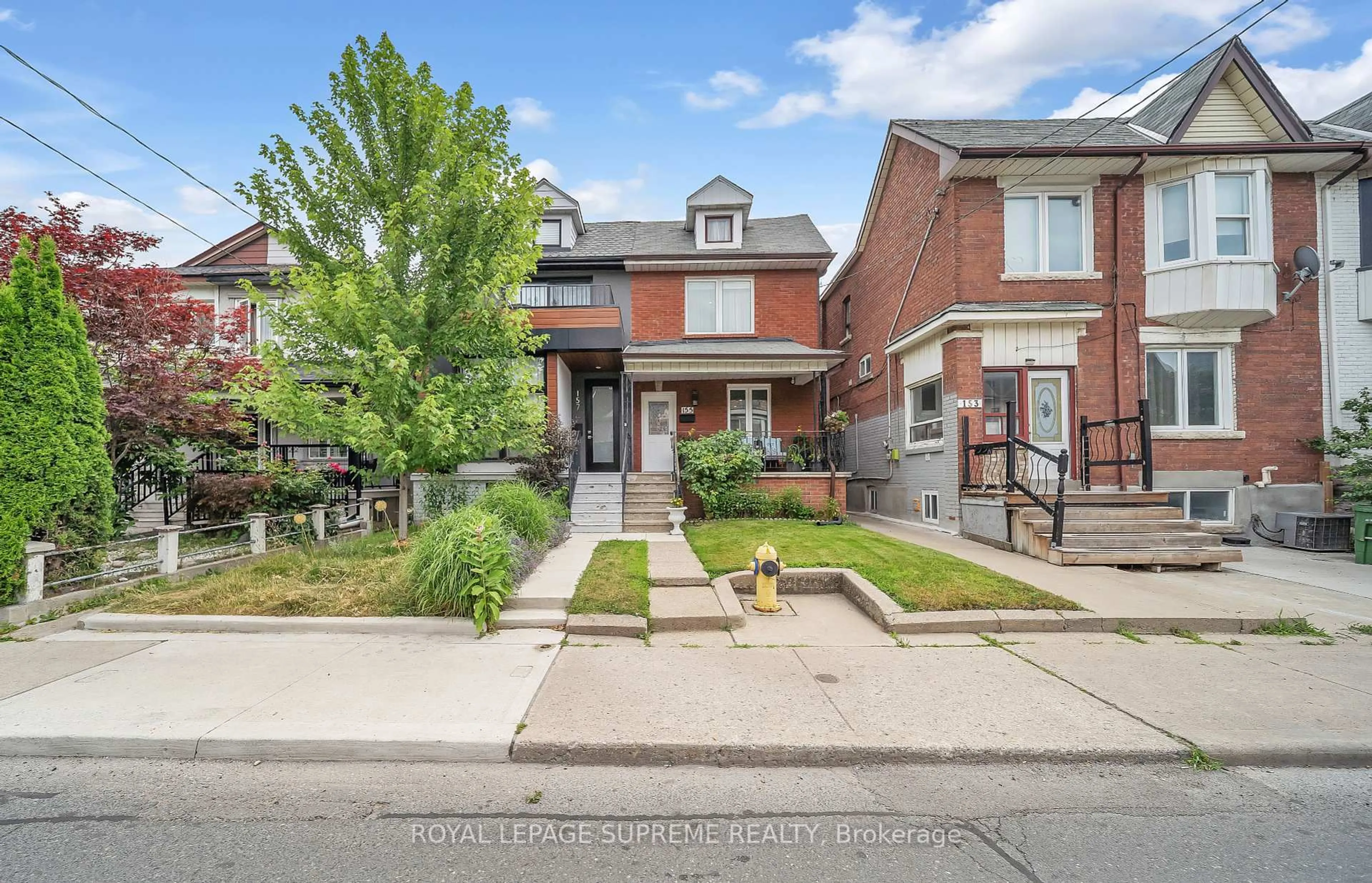 Home with brick exterior material, street for 155 Symington Ave, Toronto Ontario M6P 3W5