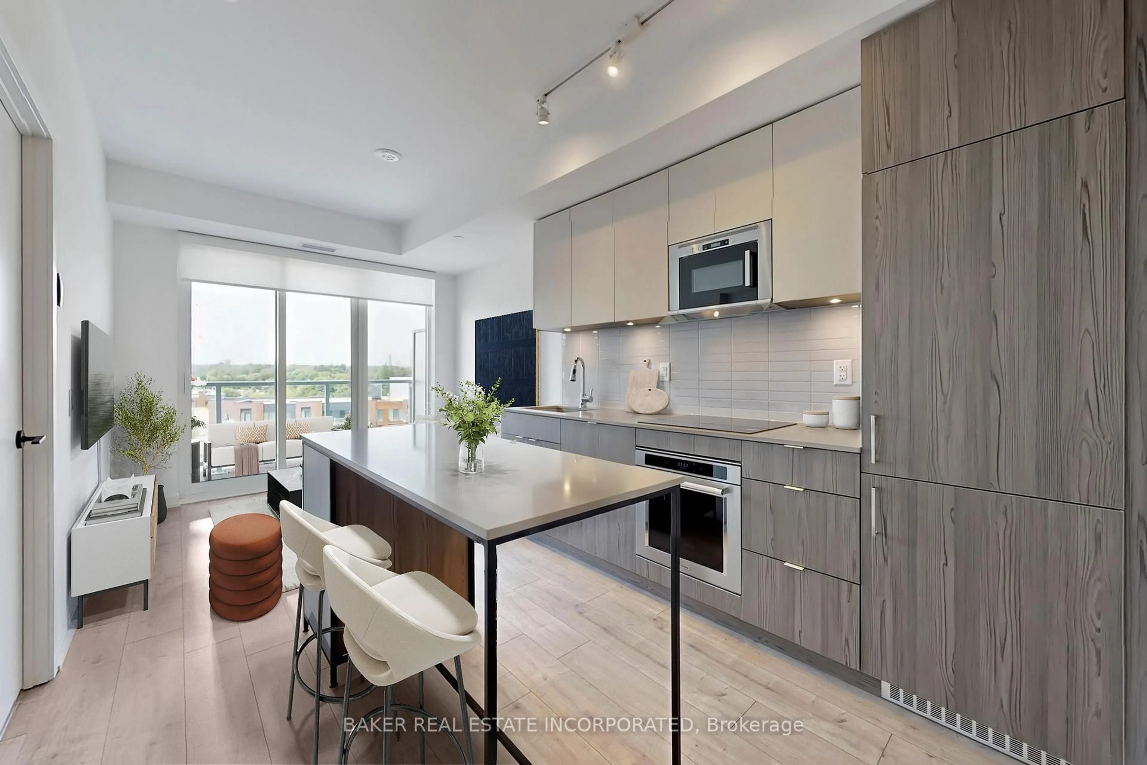 Open concept kitchen, unknown for 220 Missinnihe Way #815, Mississauga Ontario L5H 0A9
