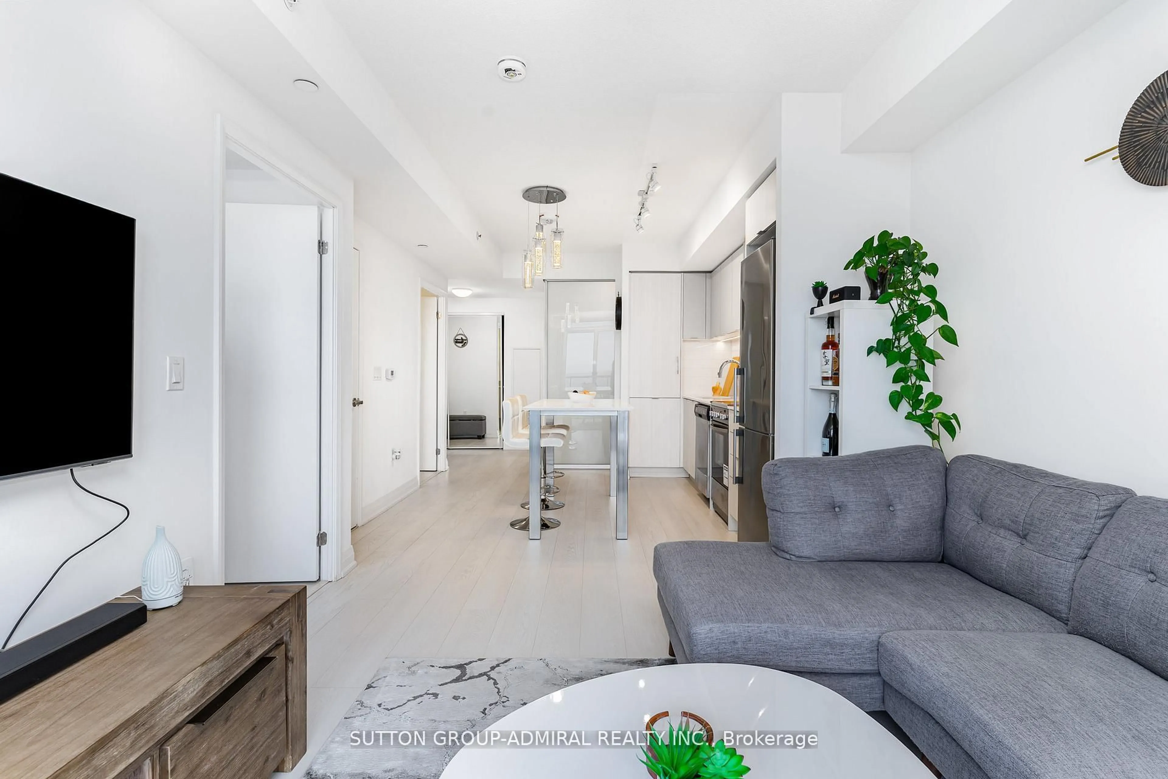 Living room with furniture, unknown for 30 Gibbs Rd #2701, Toronto Ontario M9B 0E4