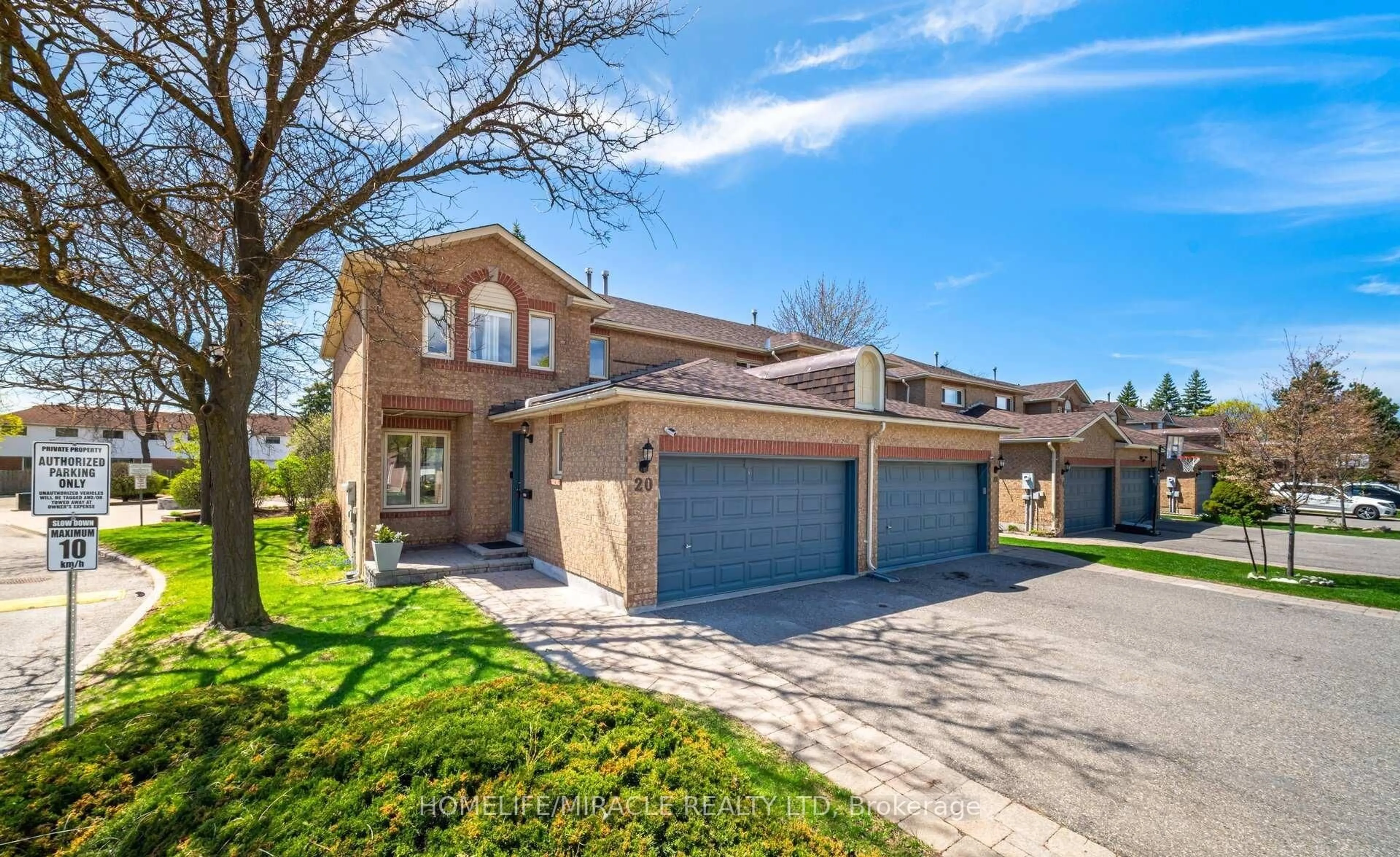 Home with brick exterior material, street for 20 Wayne Nicol Dr, Brampton Ontario L6X 4H8
