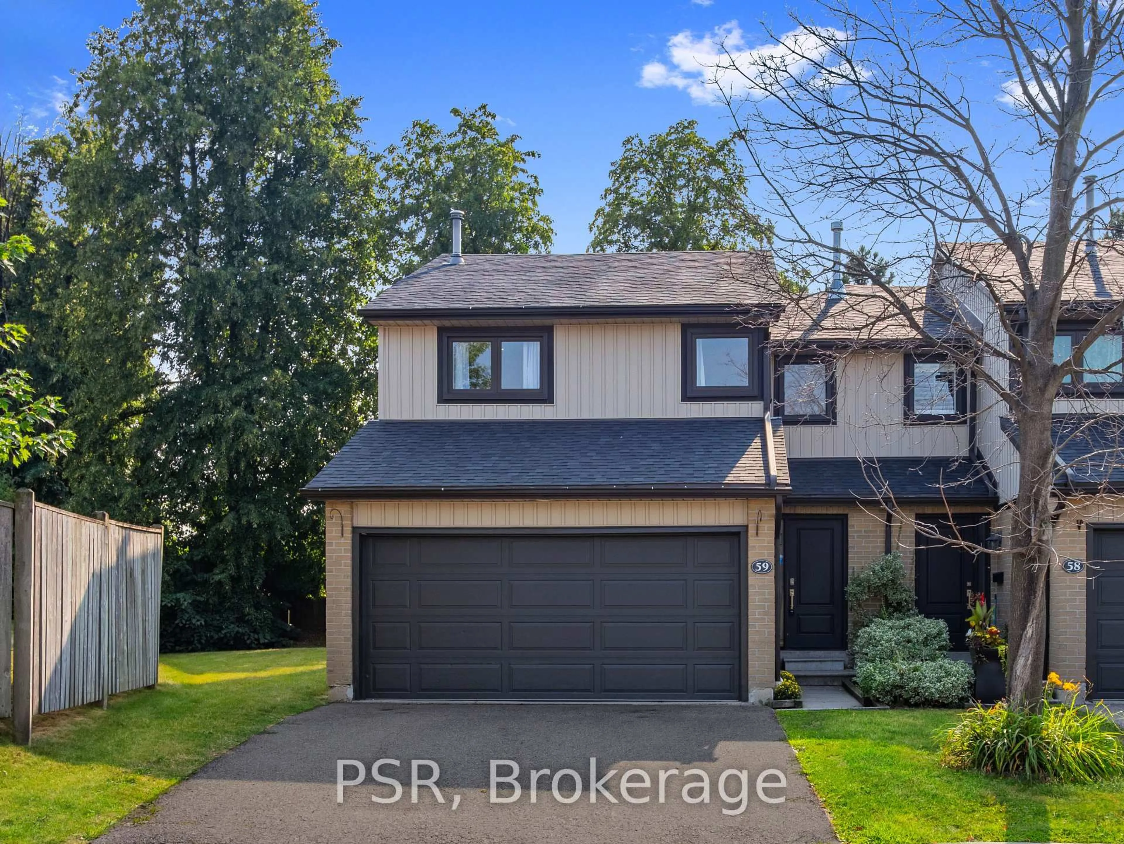 A pic from outside/outdoor area/front of a property/back of a property/a pic from drone, street for 3510 South Millway #59, Mississauga Ontario L5L 3T9
