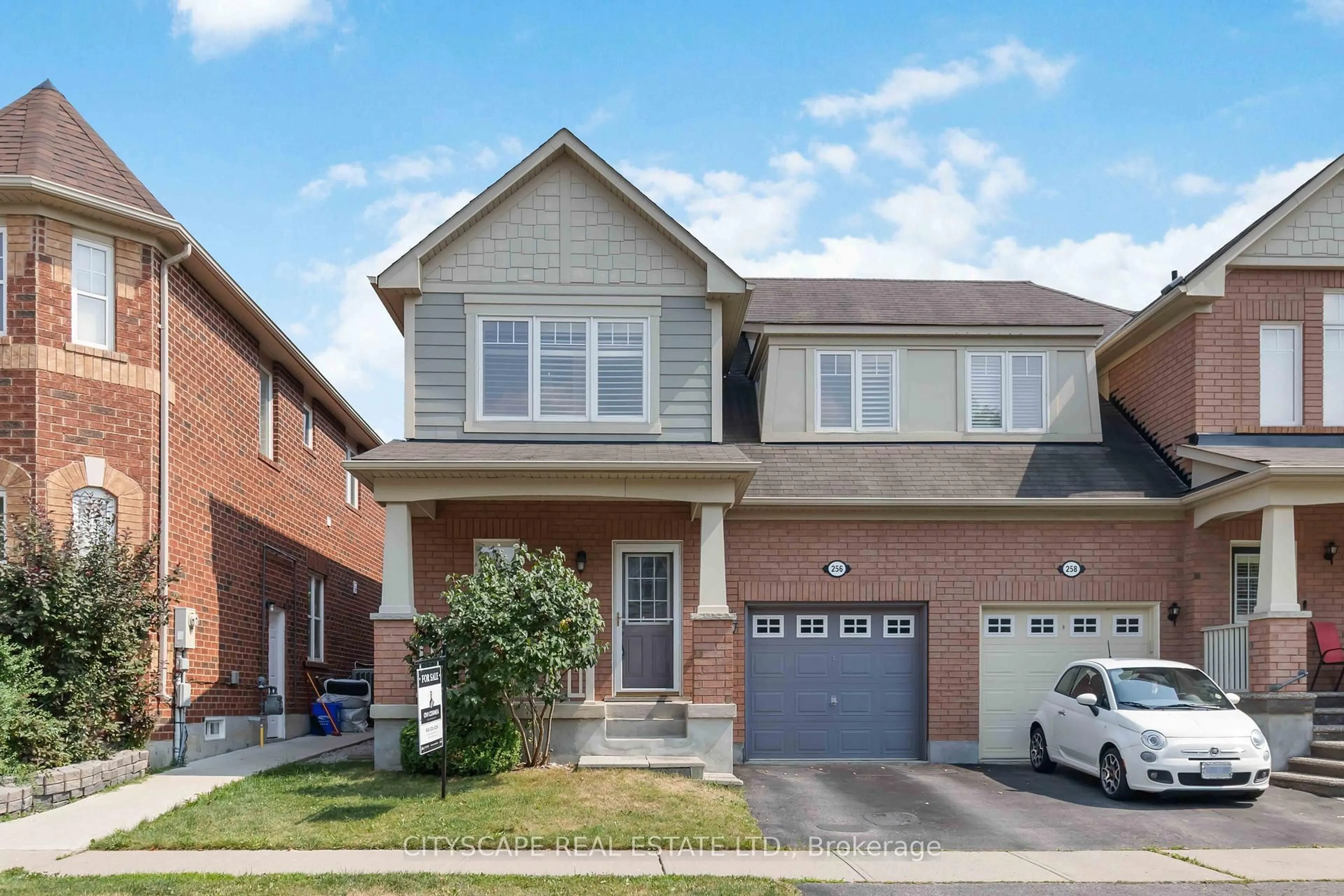 Home with brick exterior material, street for 256 Whetham Hts, Milton Ontario L9T 0P2