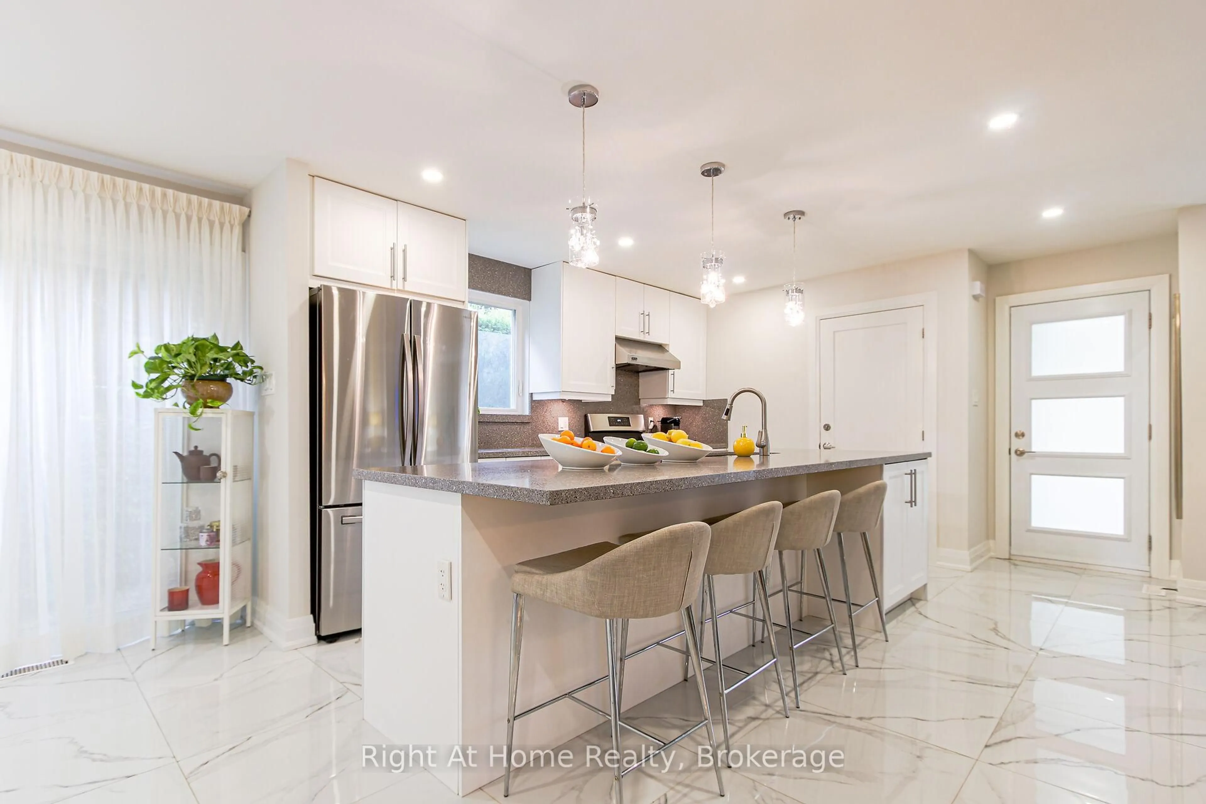 Contemporary kitchen, ceramic/tile floor for 2495 Snowhill Crt, Burlington Ontario L7M 1Y3