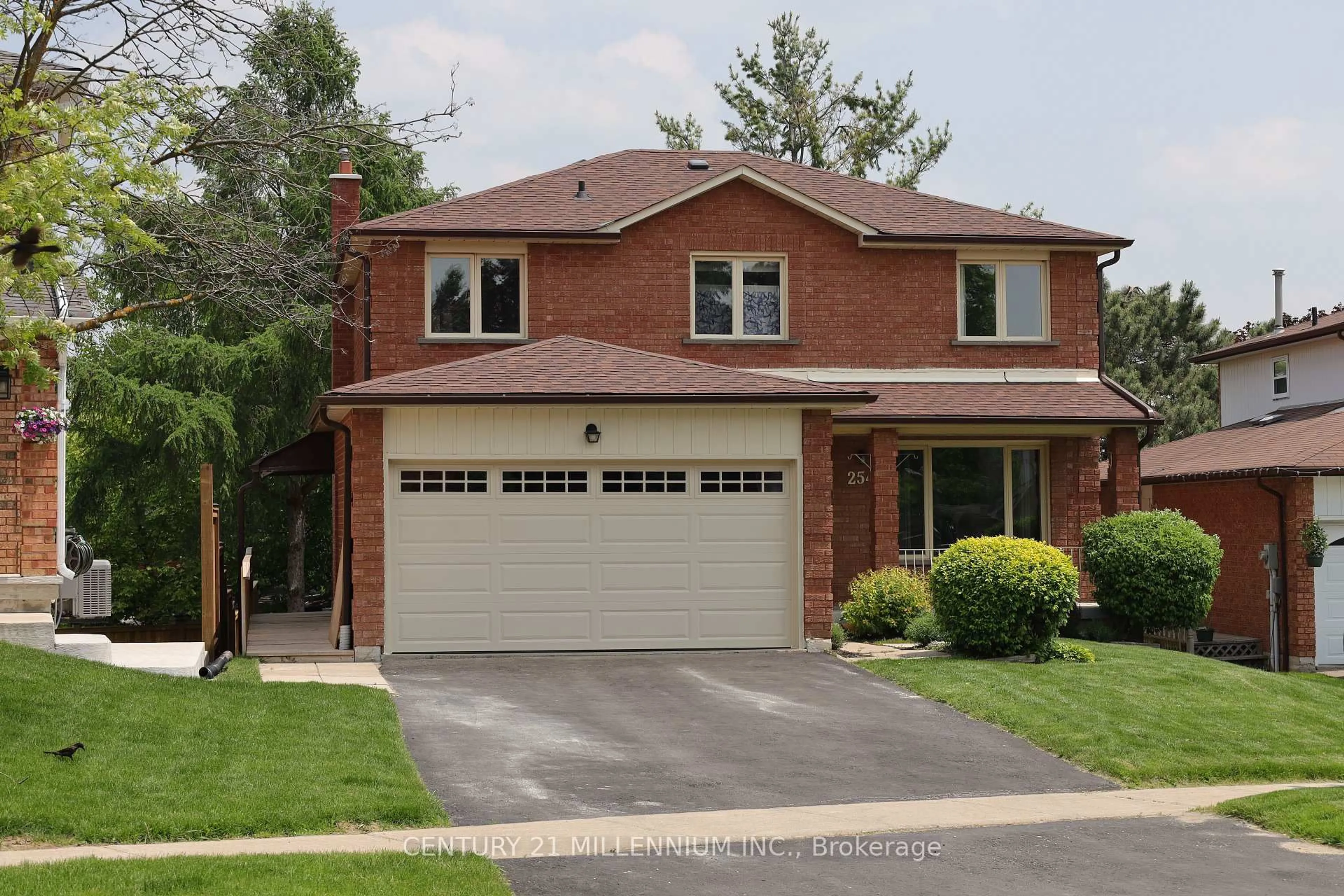 Home with brick exterior material, street for 254 Kensington Pl, Orangeville Ontario L9W 4H1