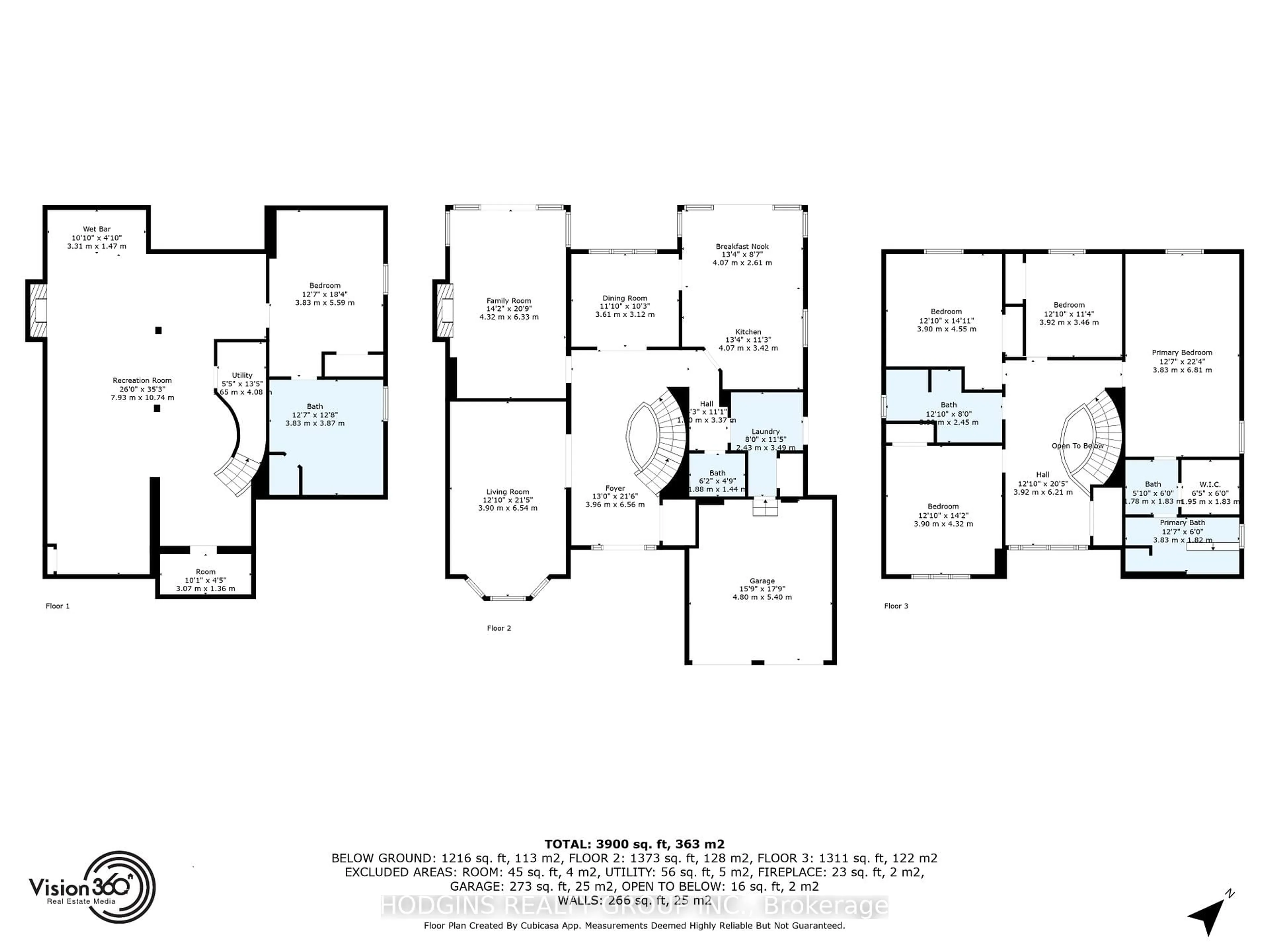 Floor plan for 4053 Cabot Tr, Mississauga Ontario L5L 3K2
