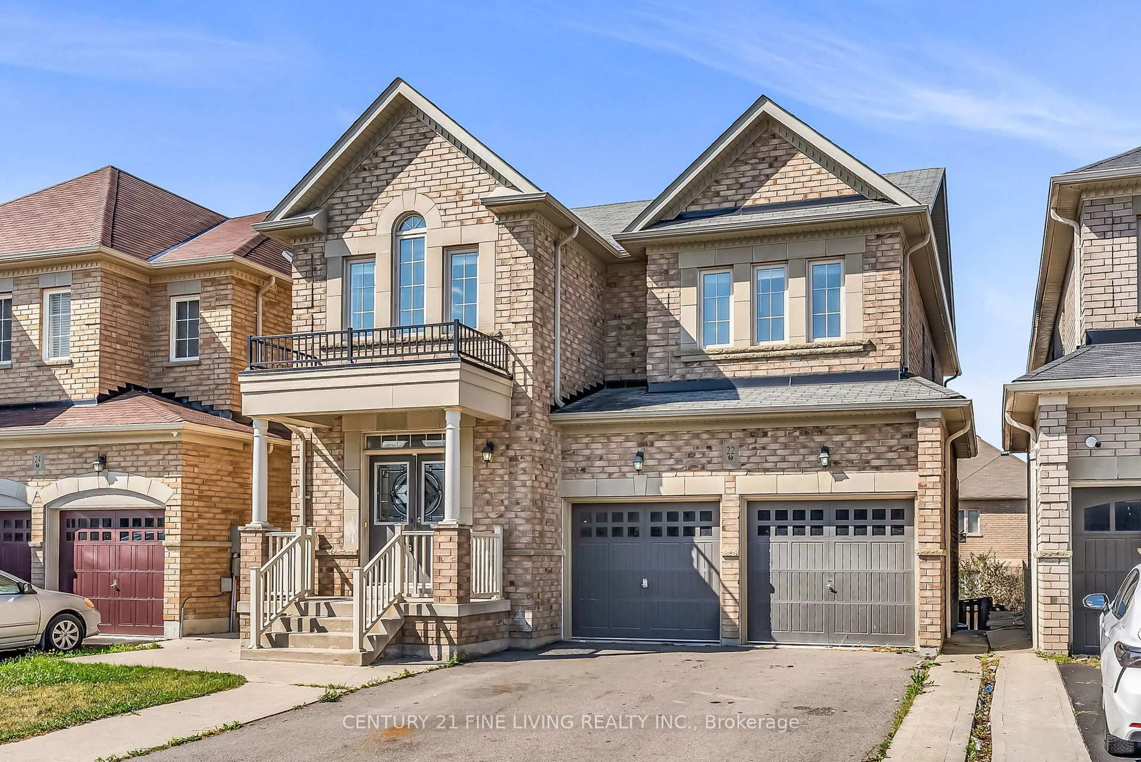Home with brick exterior material, street for 22 Meltwater Cres, Brampton Ontario L6P 3V8