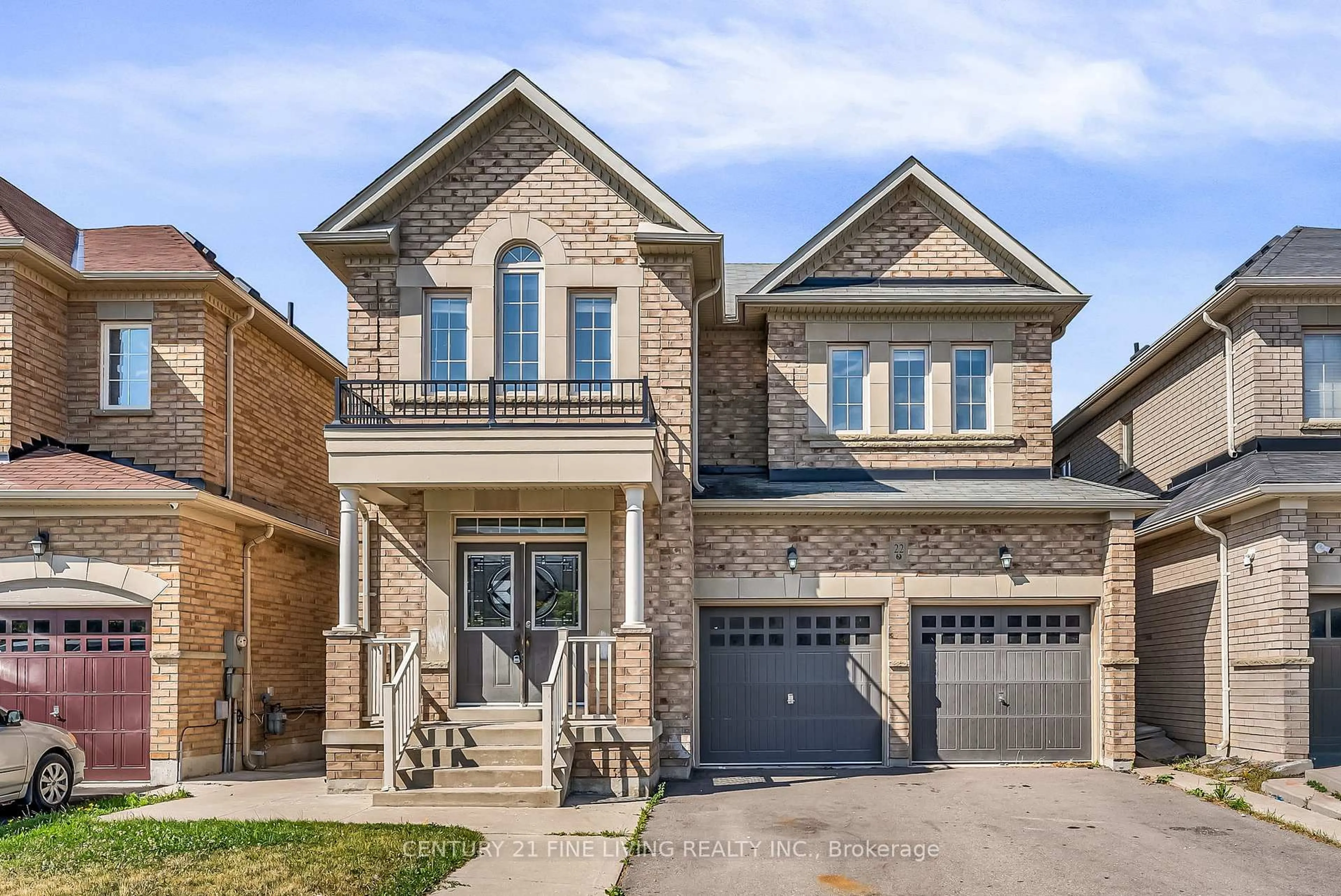 Home with brick exterior material, street for 22 Meltwater Cres, Brampton Ontario L6P 3V8
