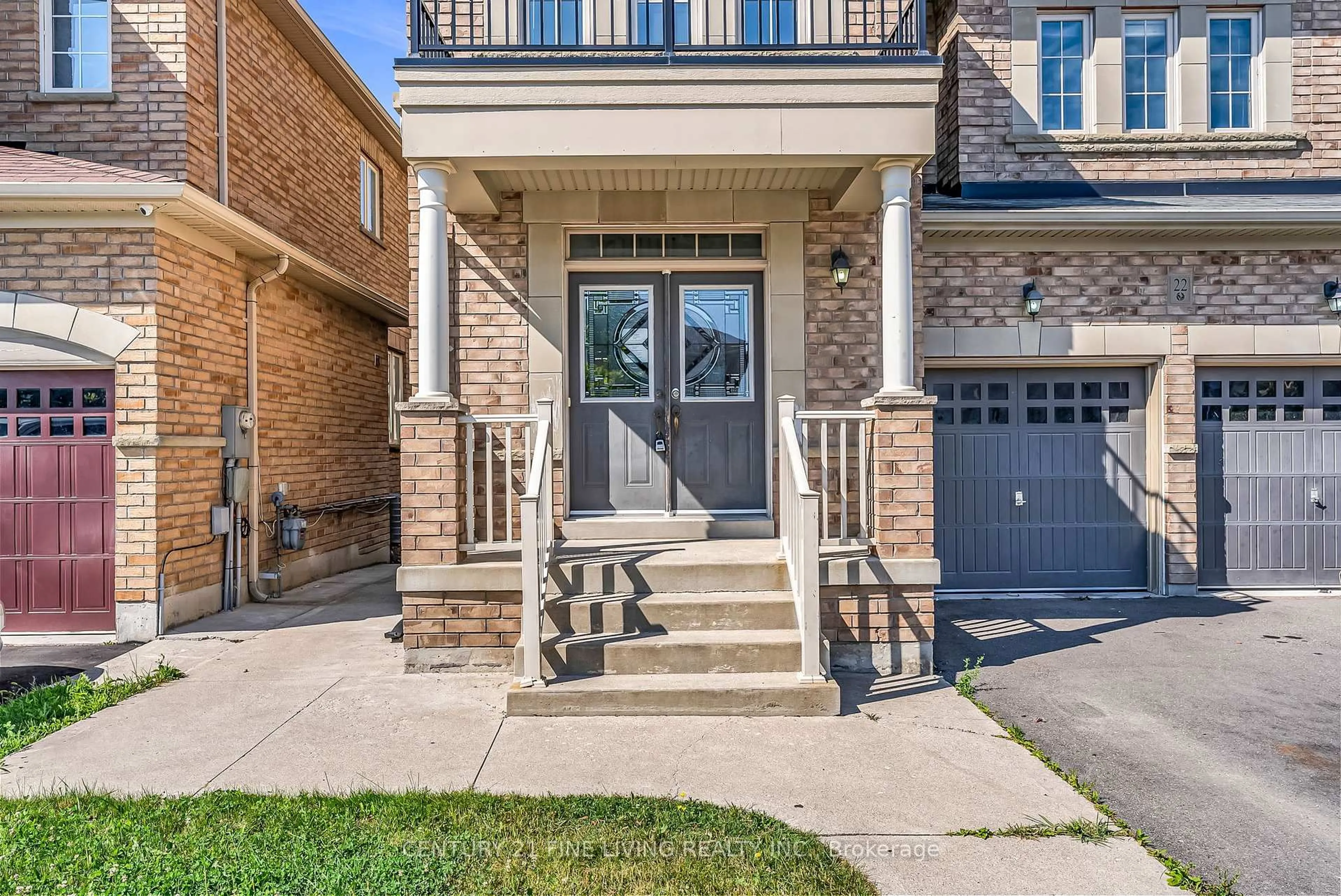 Home with brick exterior material, street for 22 Meltwater Cres, Brampton Ontario L6P 3V8