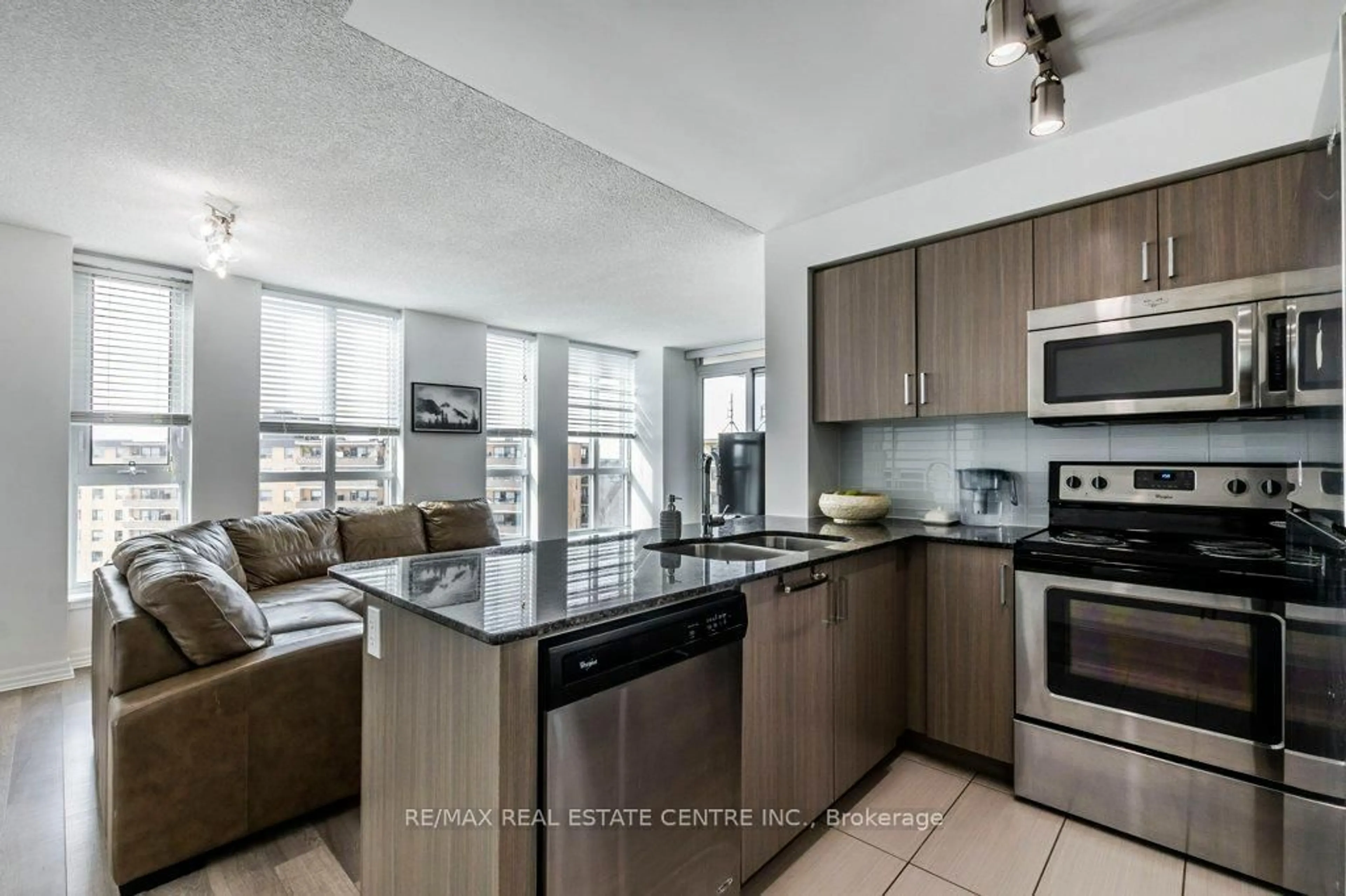 Open concept kitchen, unknown for 80 Esther Lorrie Dr #719, Toronto Ontario M9W 0C6