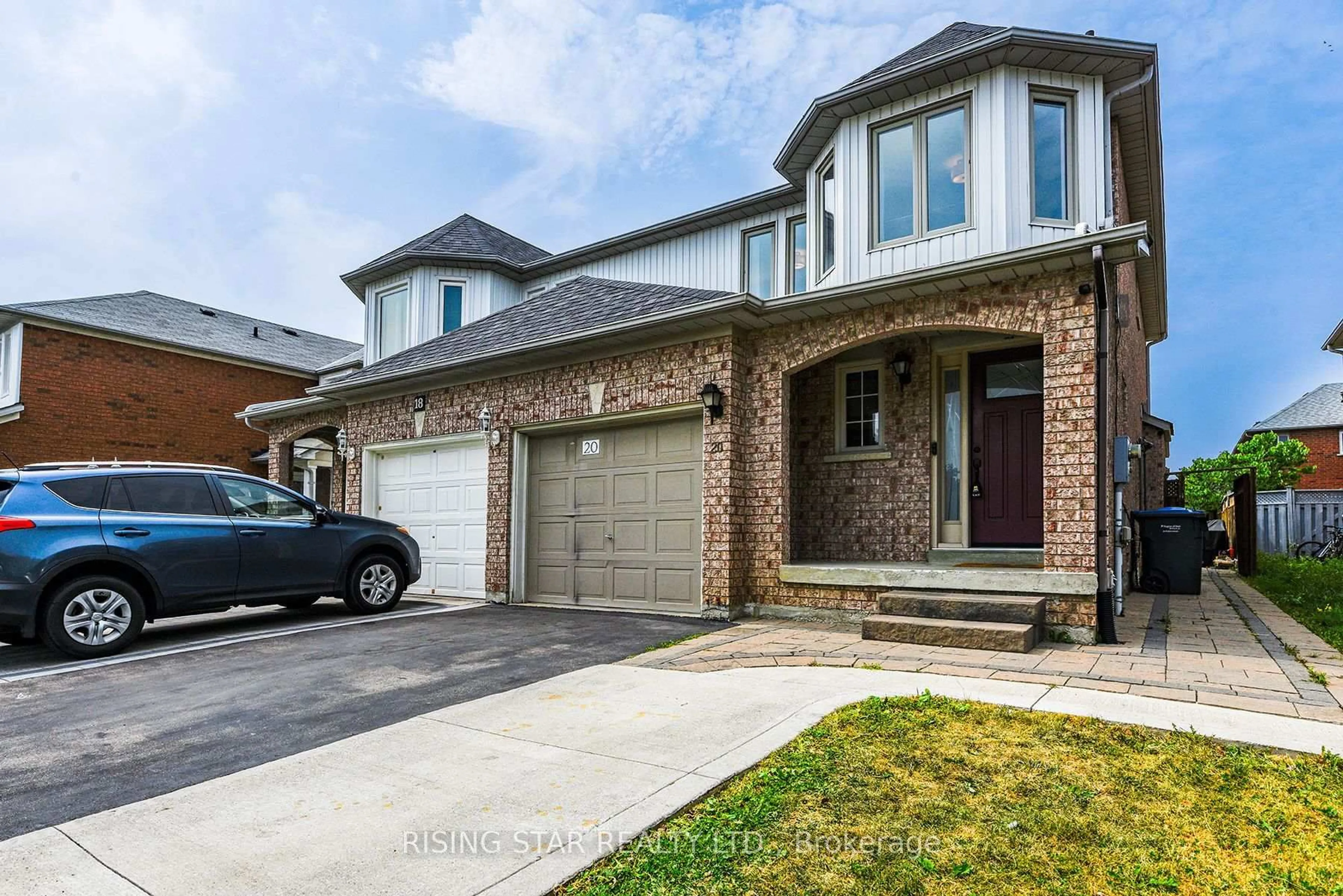 Home with brick exterior material, street for 20 Arid Ave, Brampton Ontario L6R 1P9