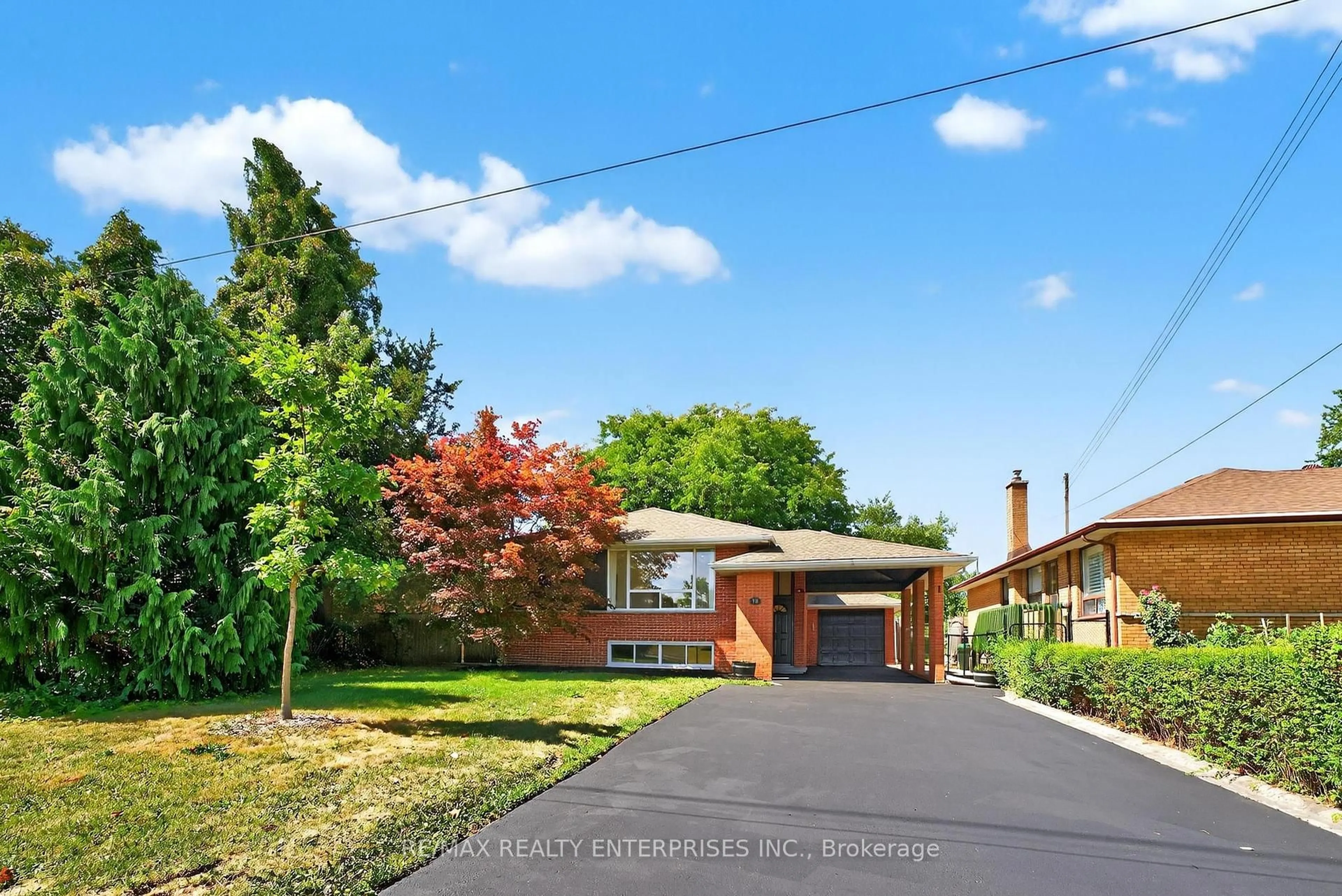 Home with brick exterior material, street for 16 Warbeck Pl, Toronto Ontario M9R 3C3