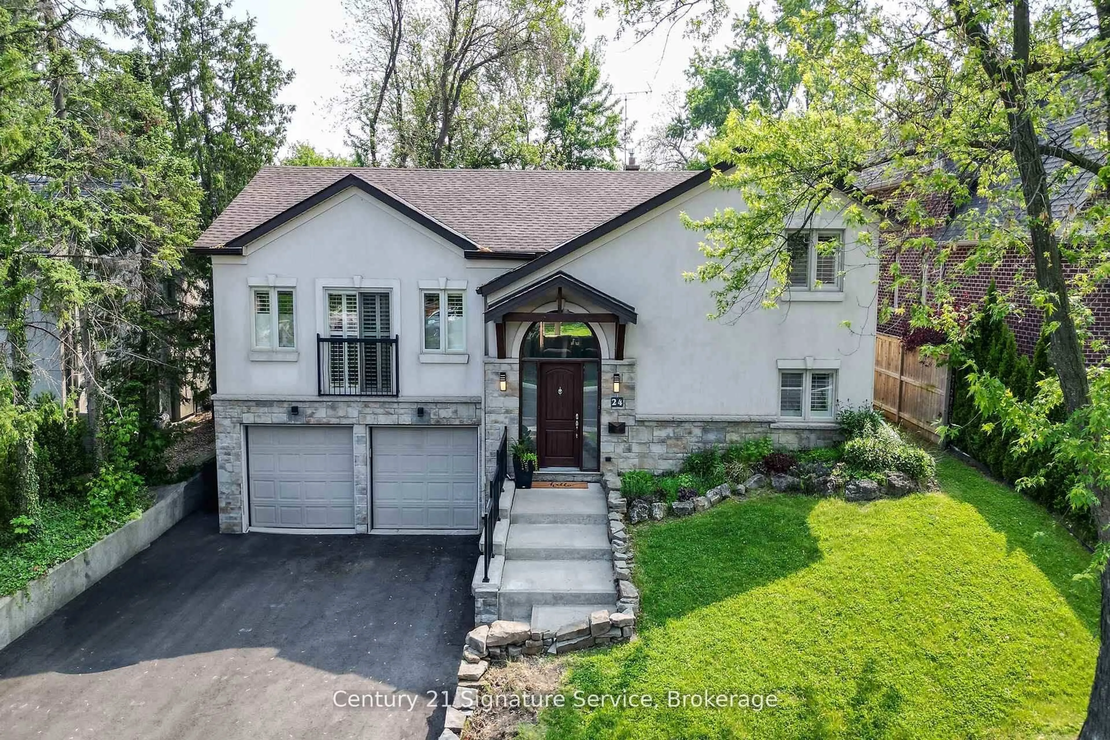 Home with brick exterior material, street for 24 Joymar Dr, Mississauga Ontario L5M 1E9