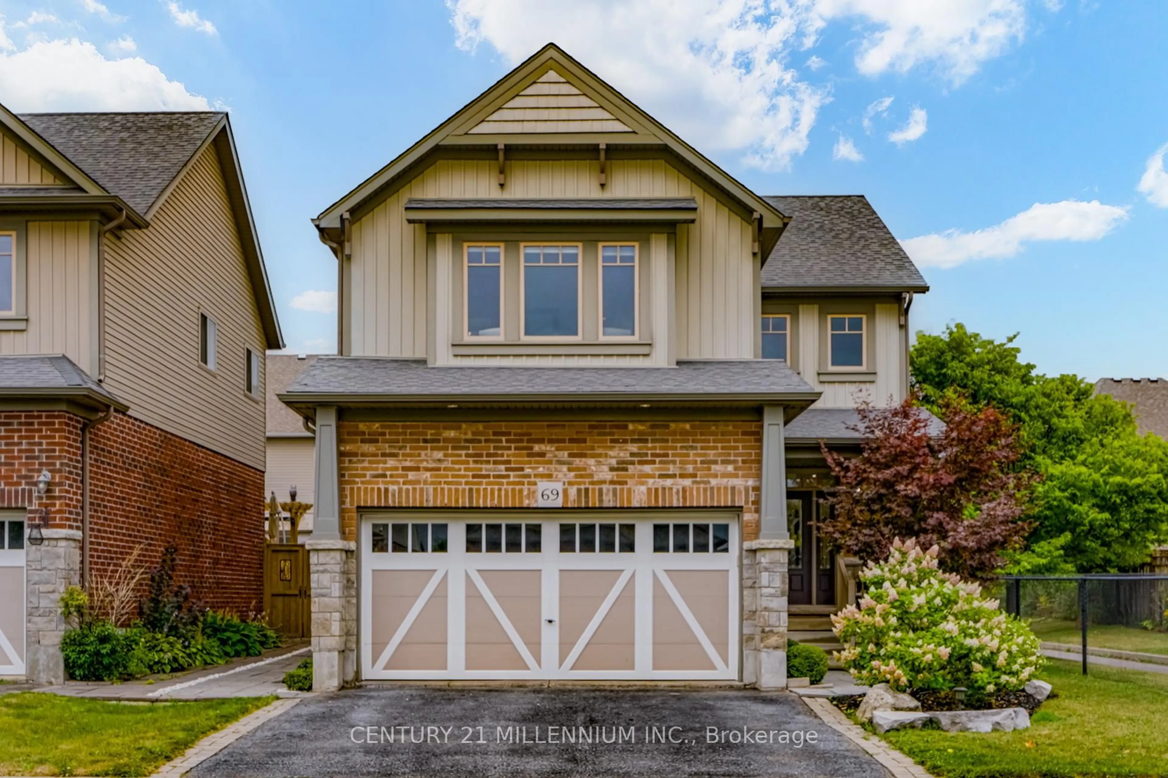 Home with brick exterior material, street for 69 Preston Dr, Orangeville Ontario L9W 4K3