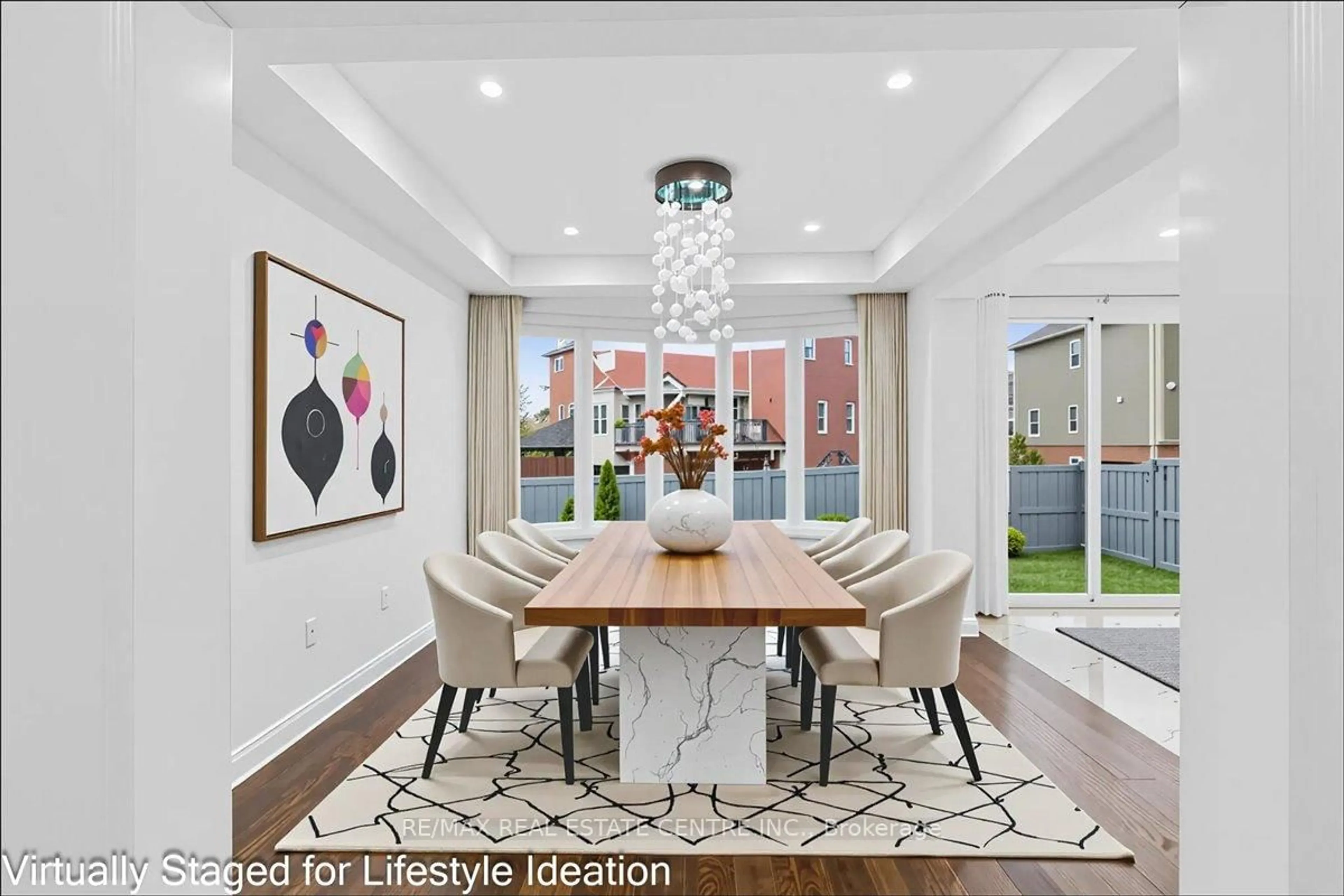 Dining room, ceramic/tile floor for 980 Clark Blvd, Milton Ontario L9T 6P6