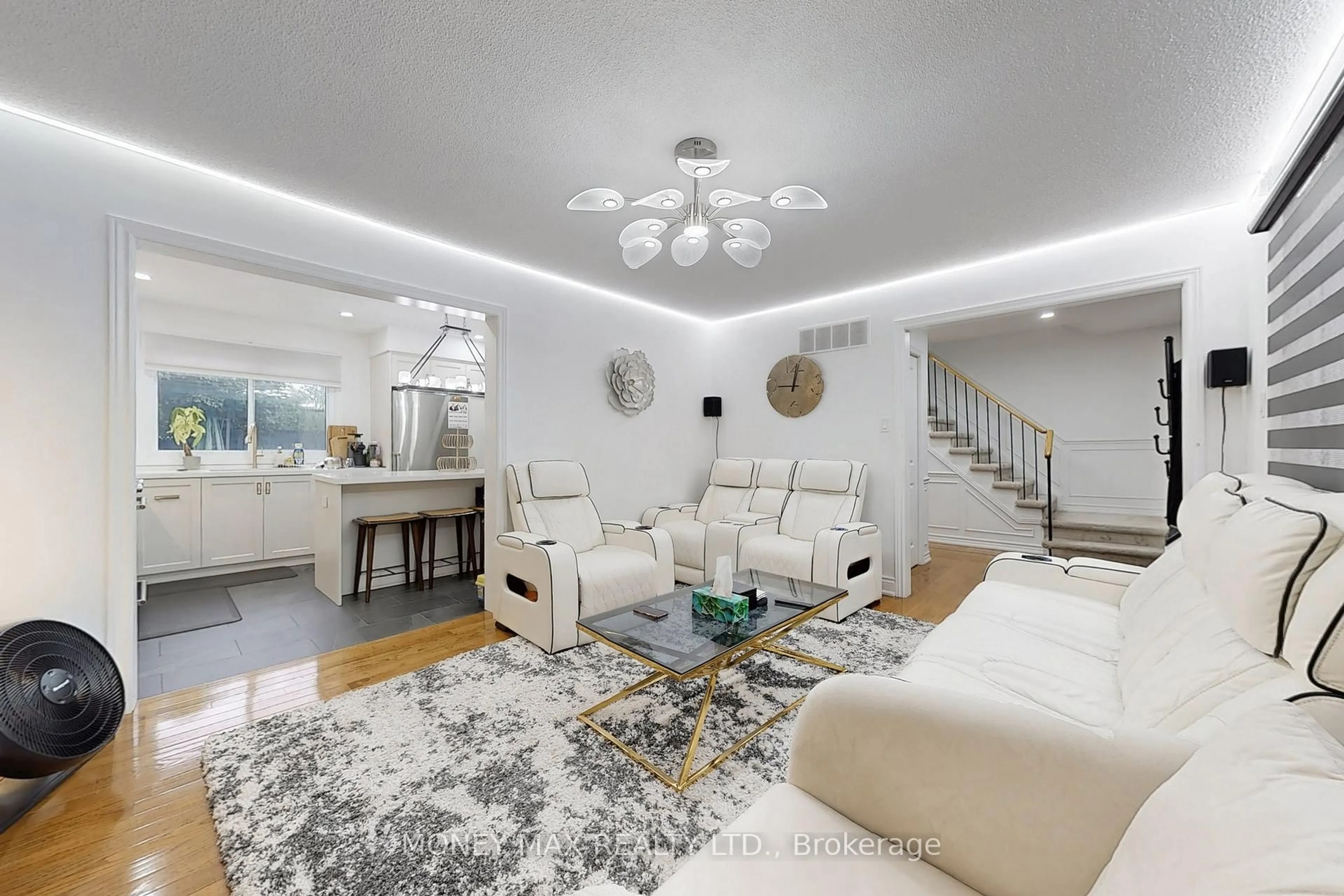 Living room with furniture, unknown for 95 Elgin Dr, Brampton Ontario L6Y 2E6