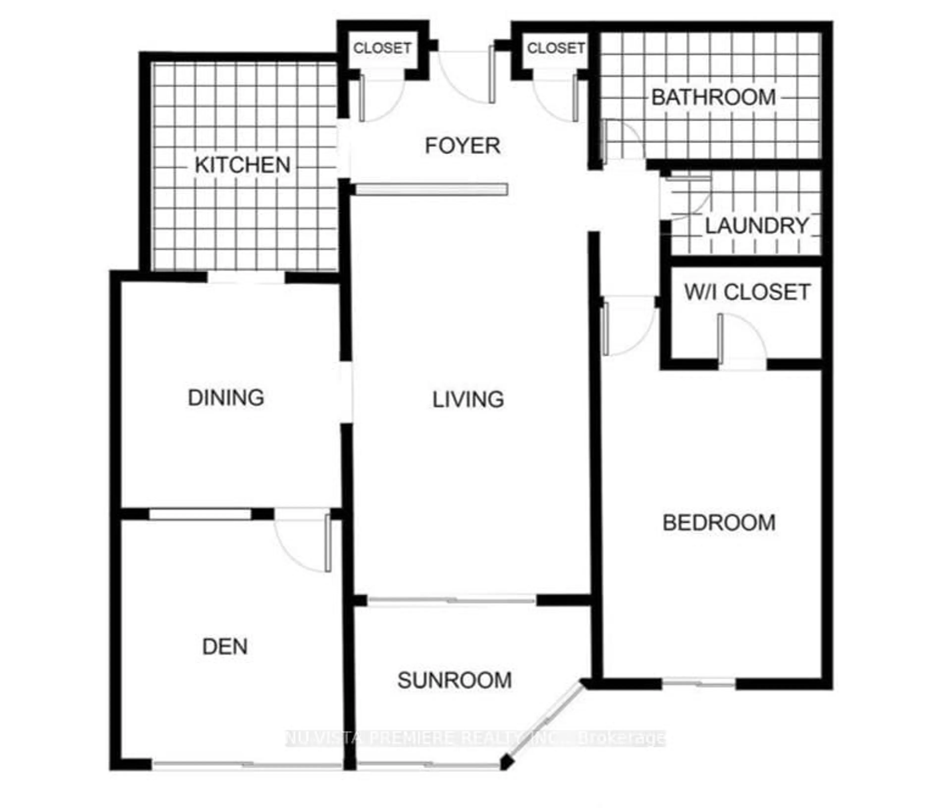 Floor plan for 115 Hillcrest Ave #1406, Mississauga Ontario L5B 3Y9