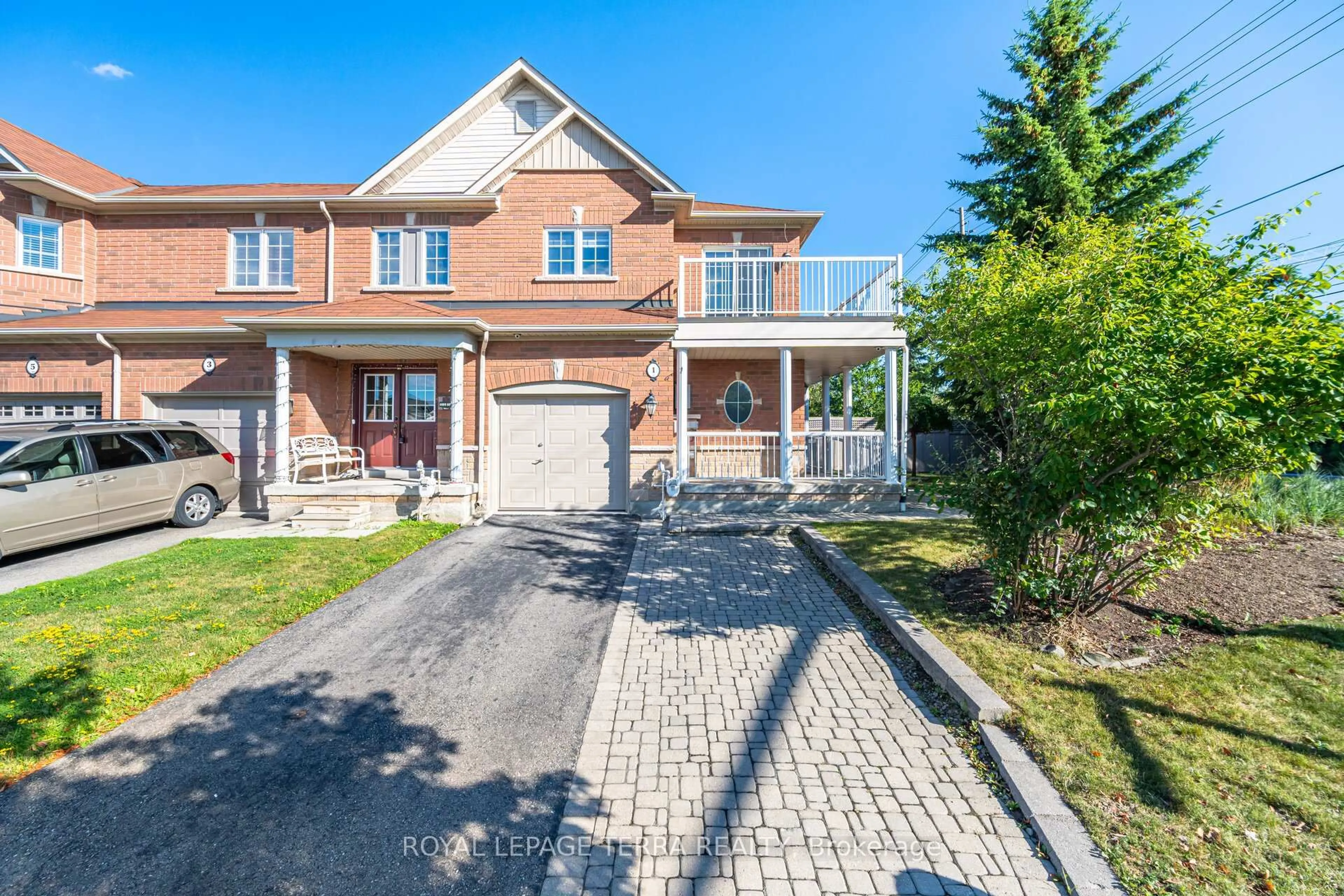 Home with brick exterior material, street for 1 Copperfield Rd, Brampton Ontario L6Z 0C7