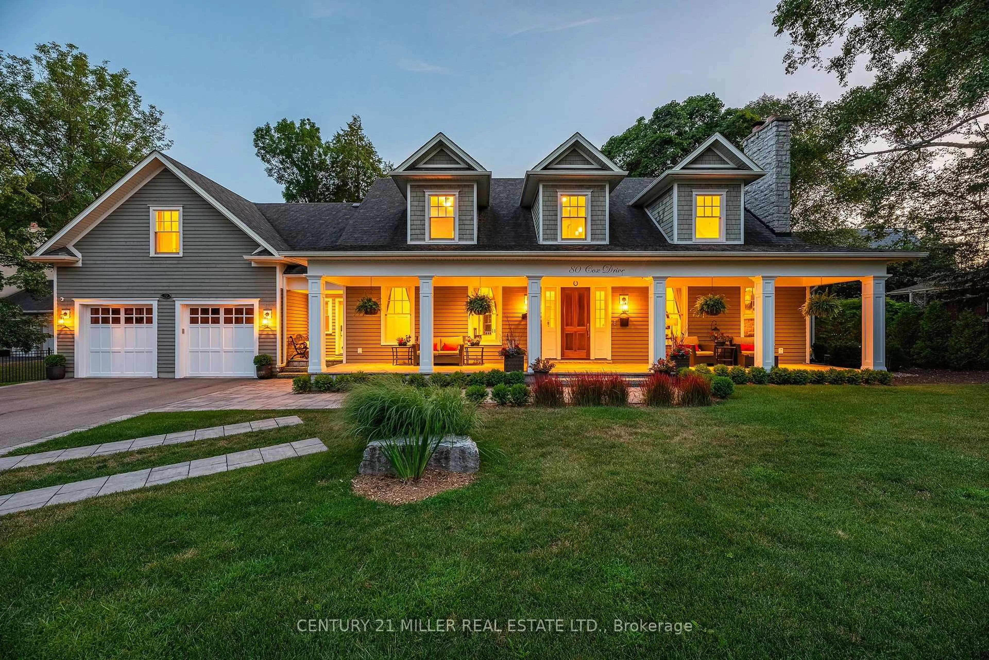 Home with brick exterior material, street for 80 Cox Dr, Oakville Ontario L6J 4P9