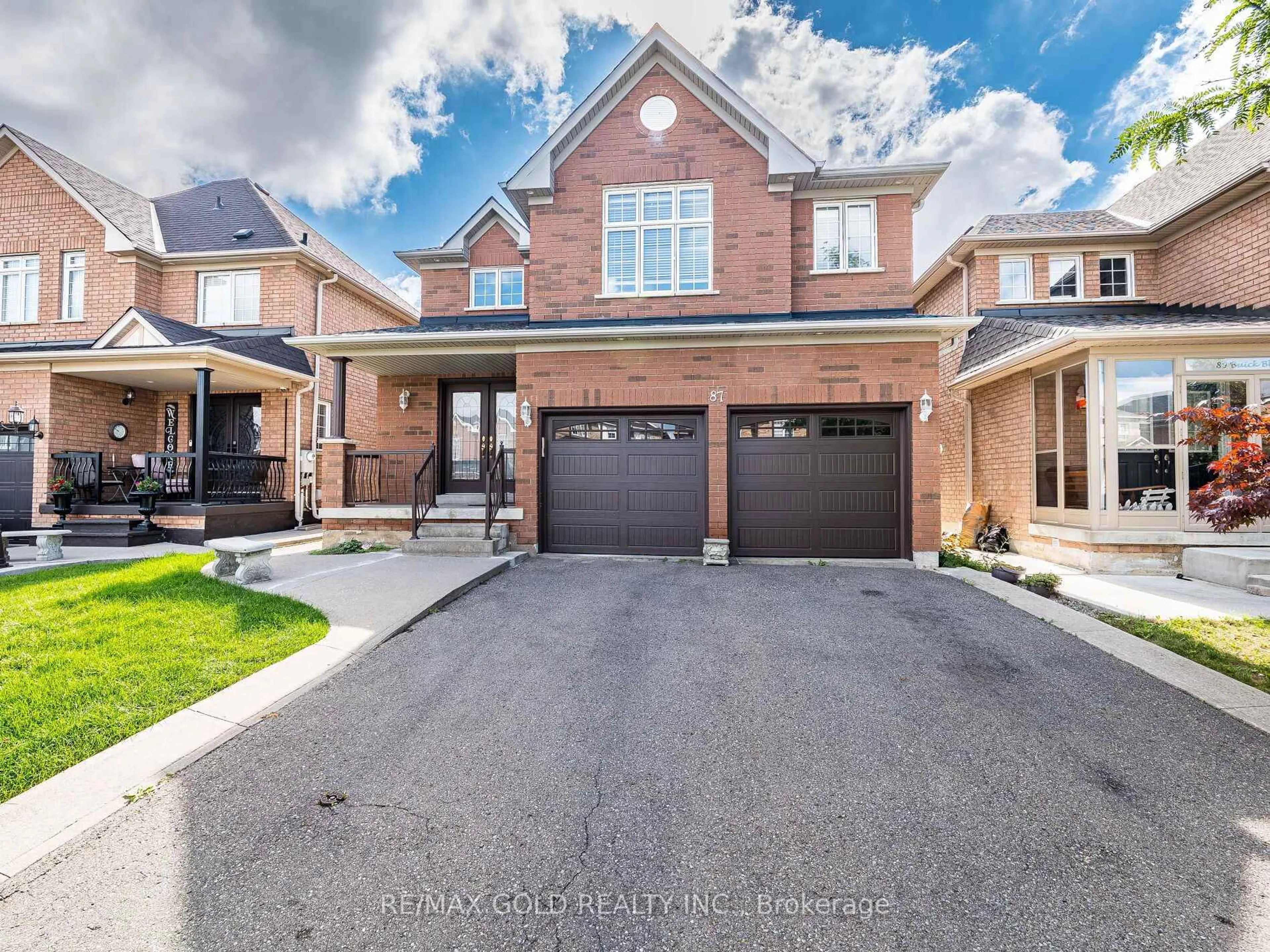 Home with brick exterior material, street for 87 Buick Blvd, Brampton Ontario L7A 3B7