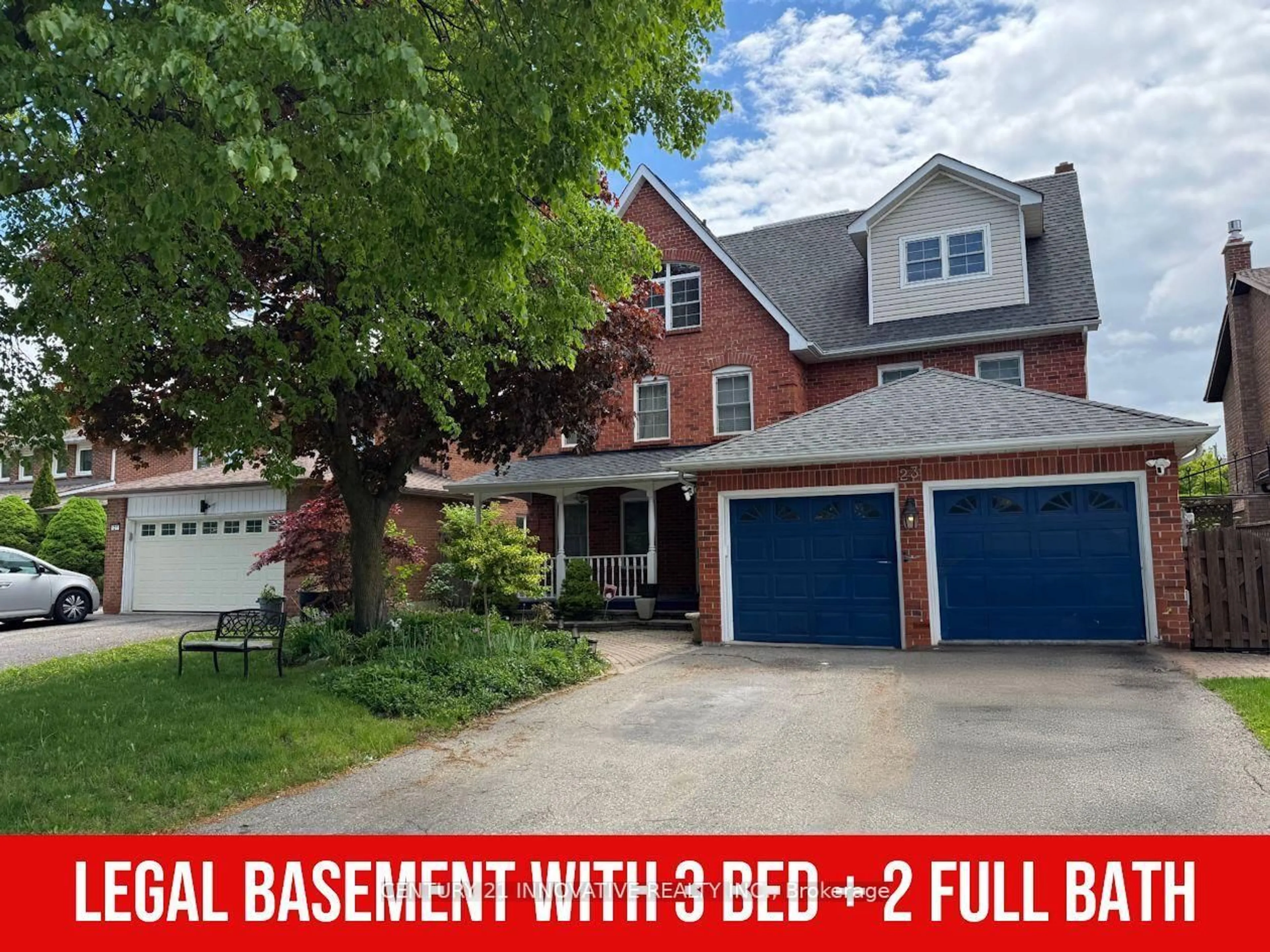 Home with vinyl exterior material, street for 23 Linden Cres, Brampton Ontario L6S 4A1