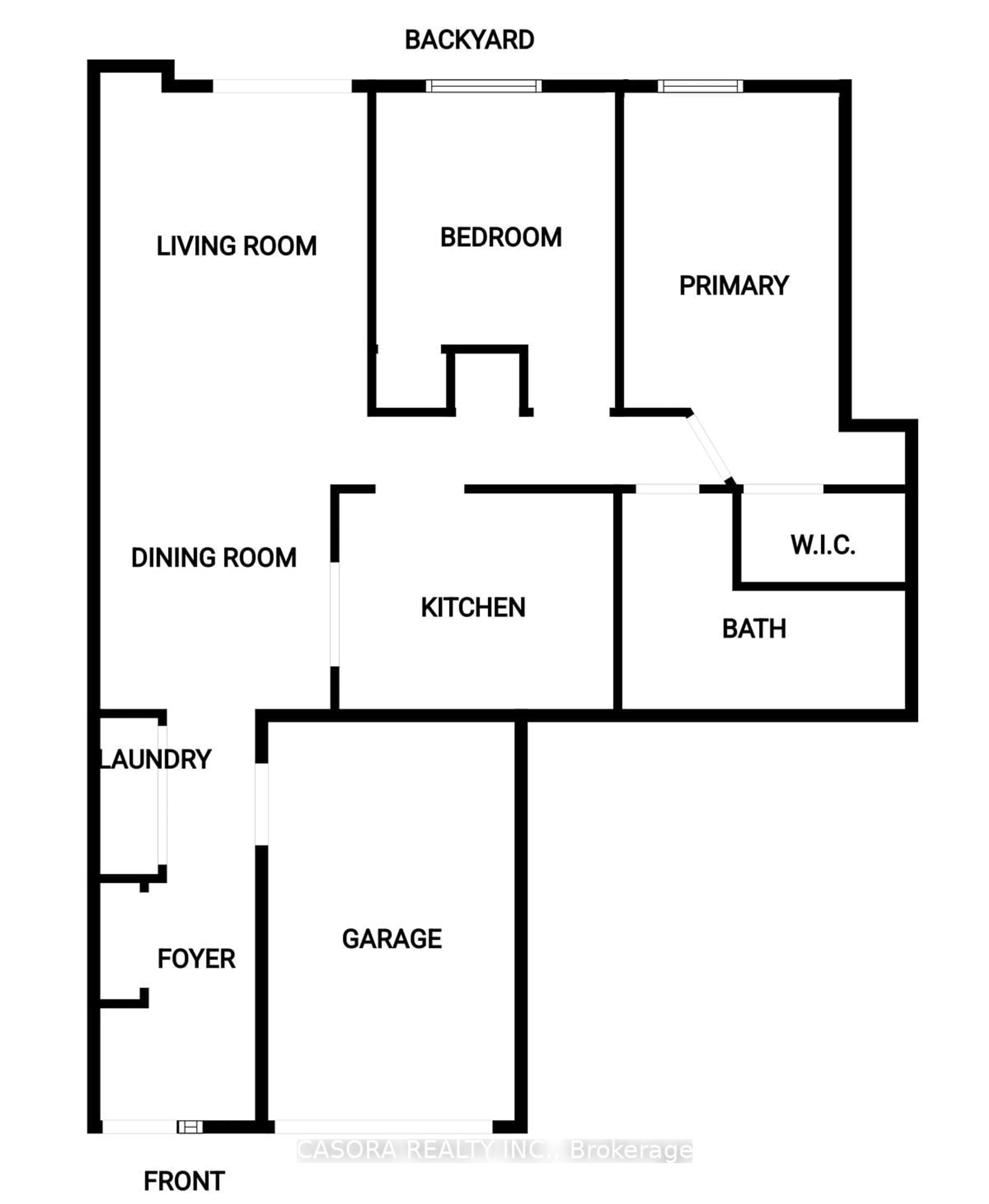 Floor plan for 2530 NORTHAMPTON Blvd #33, Burlington Ontario L7M 4B4