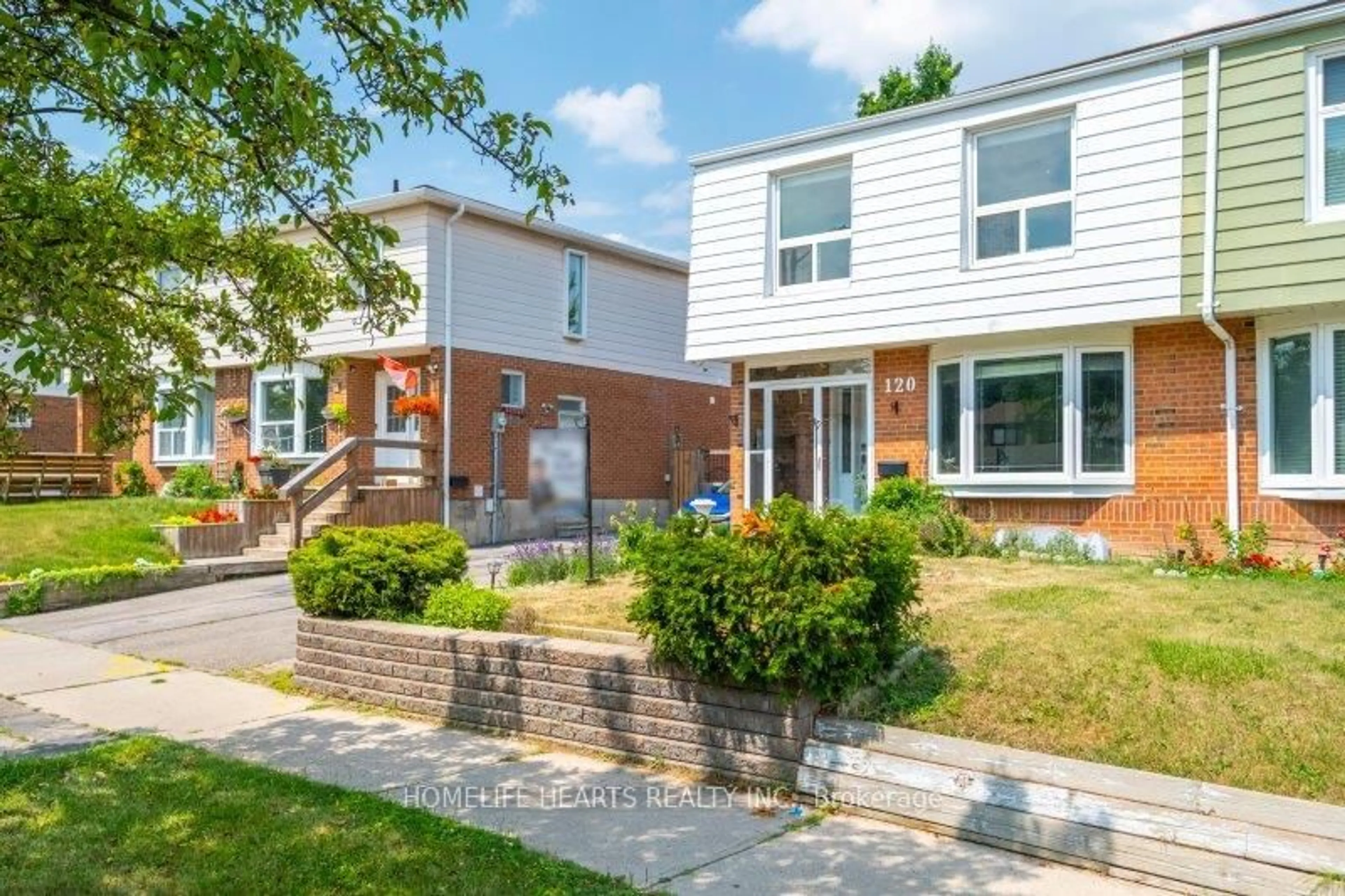 Home with brick exterior material, street for 120 Hansen Rd, Brampton Ontario L6V 2G6