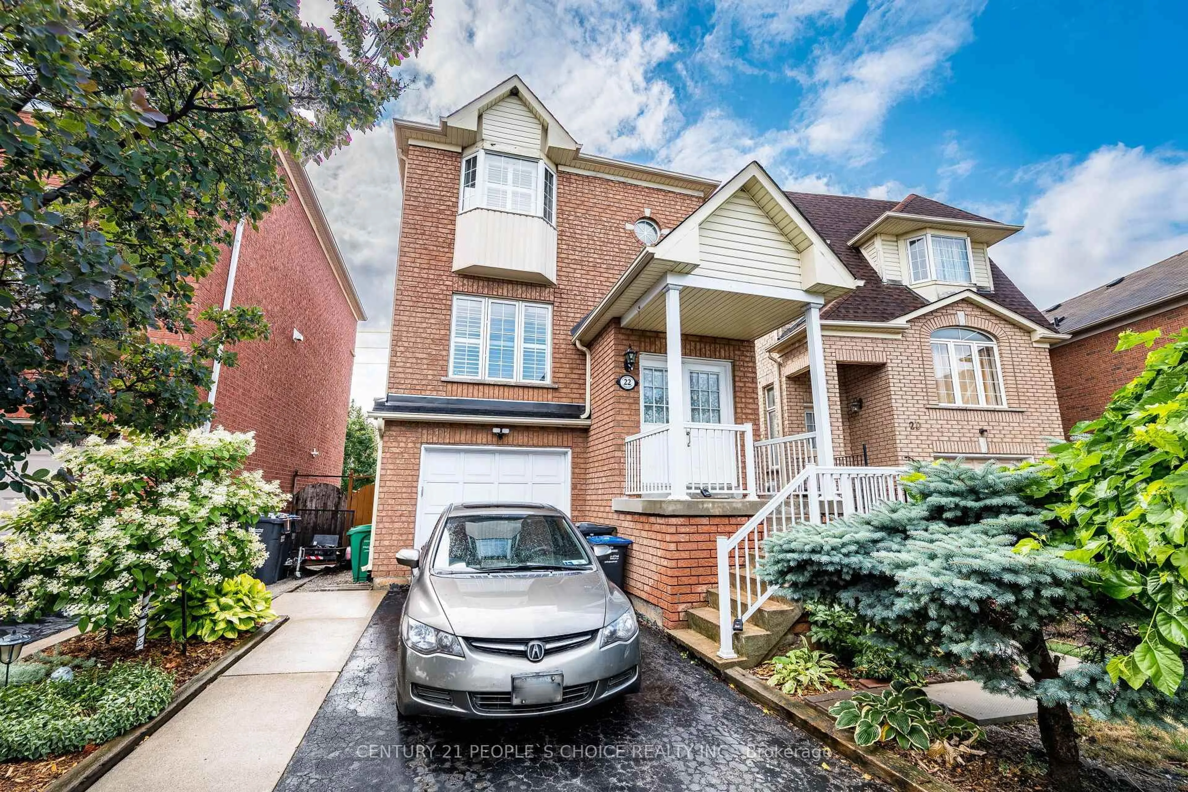Home with brick exterior material, street for 22 Domenico Cres, Brampton Ontario L6P 1H5