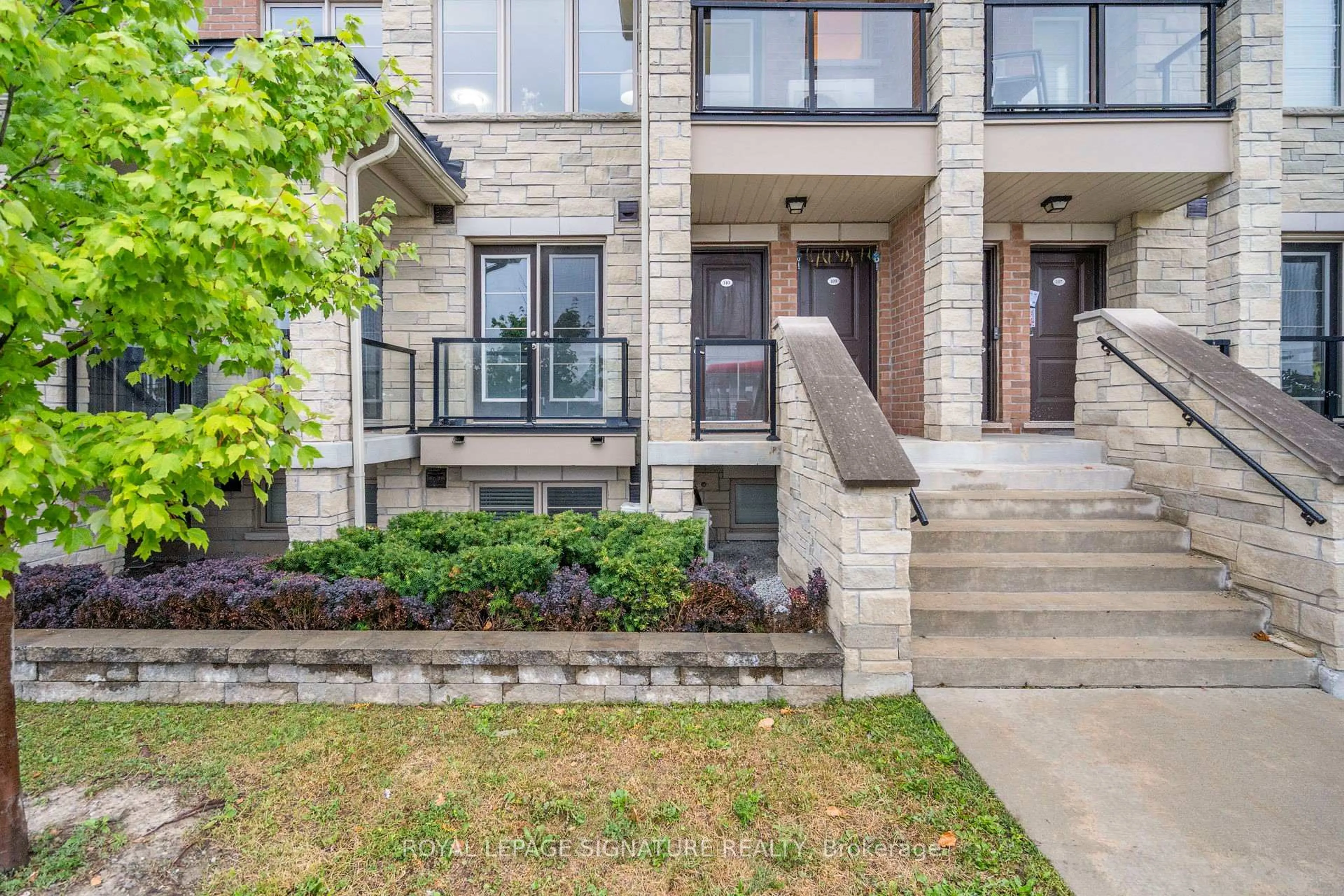 Home with brick exterior material, street for 200 Veterans Dr #110, Brampton Ontario L7A 4S6