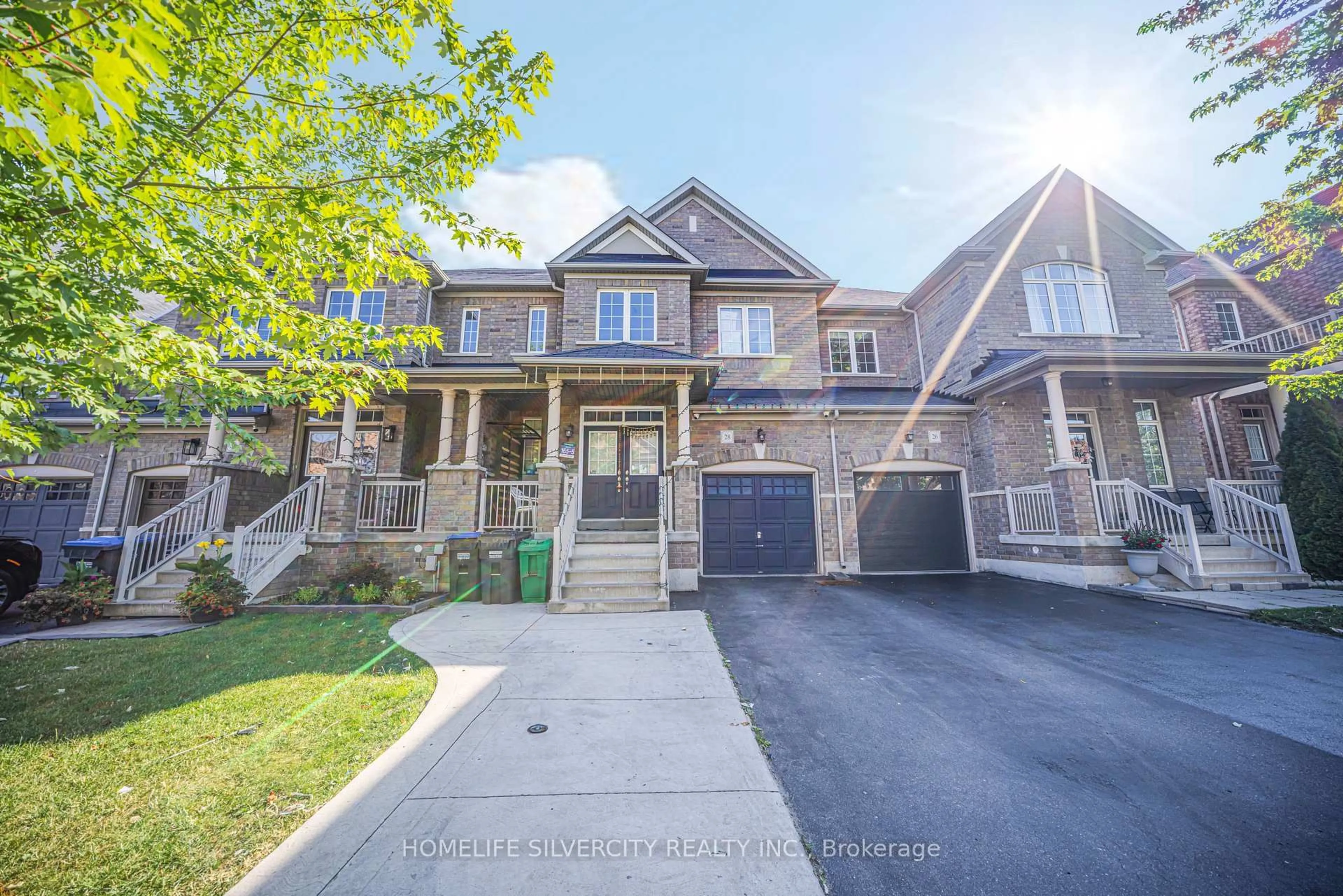 Home with brick exterior material, street for 28 Yellow Sorrel Rd, Brampton Ontario L6R 3V7