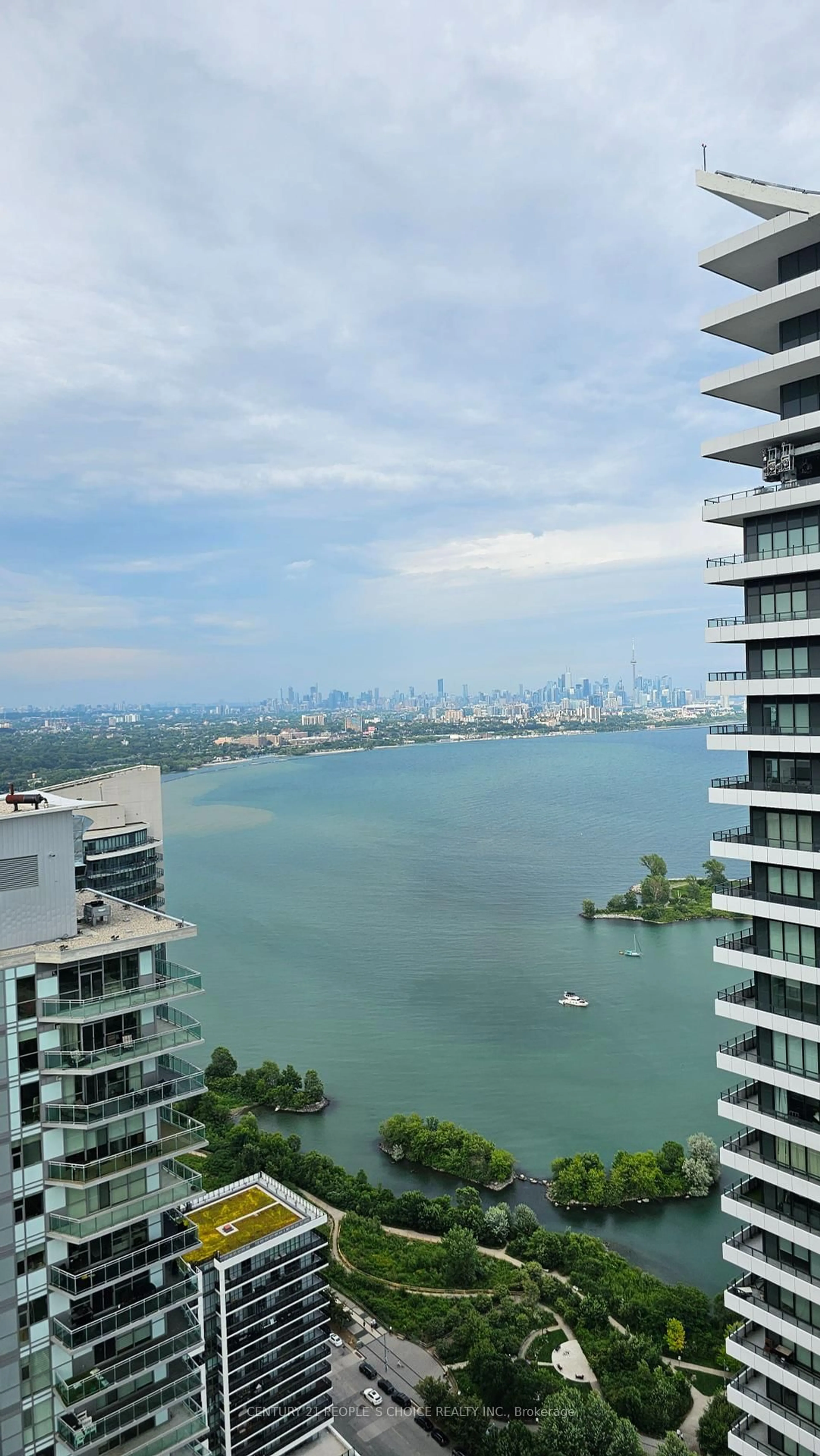 A pic from outside/outdoor area/front of a property/back of a property/a pic from drone, water/lake/river/ocean view for 30 Shore Breeze Dr #4714, Toronto Ontario M8V 0J1