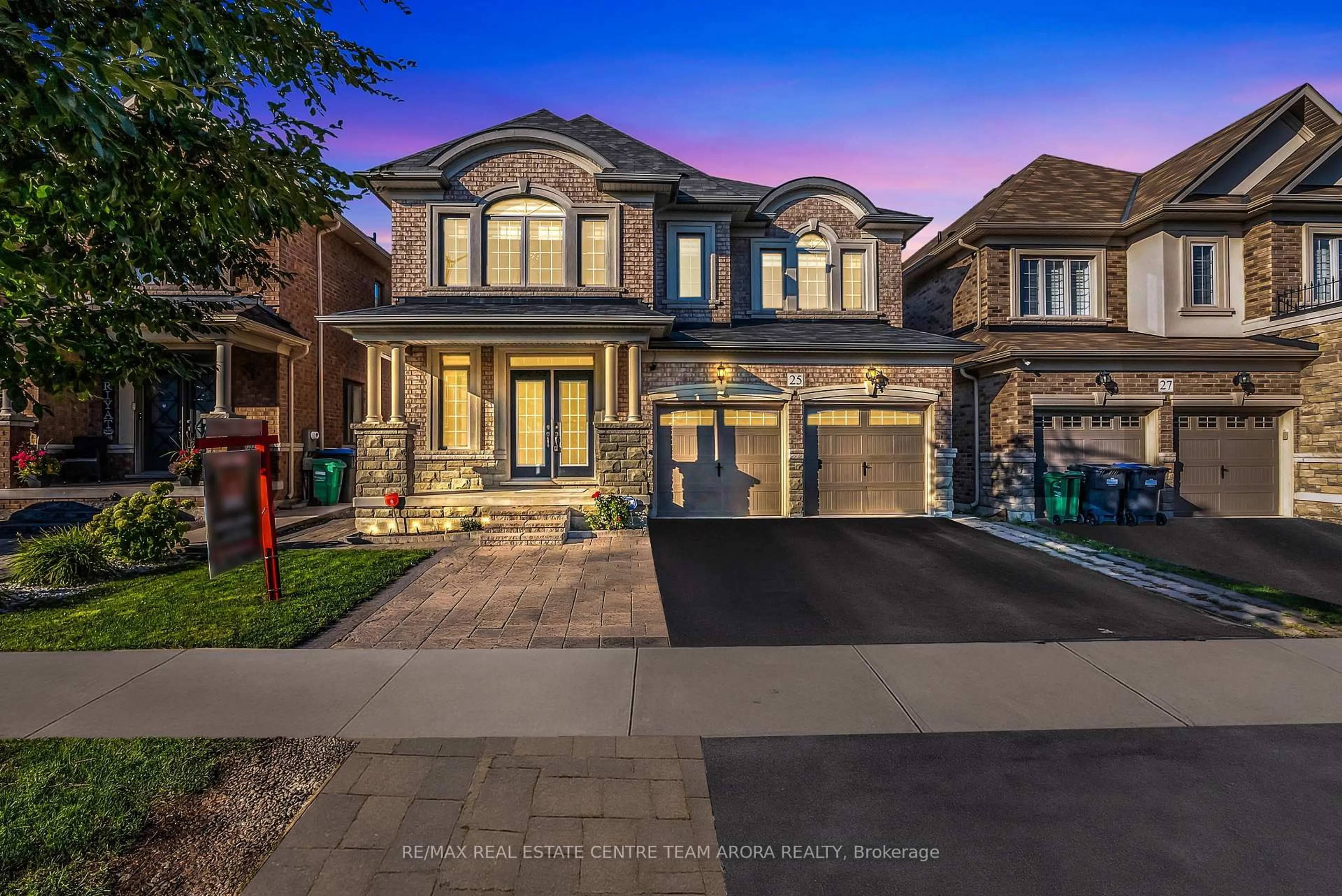 Home with brick exterior material, street for 25 Hammerhead Rd, Brampton Ontario L7A 0G4