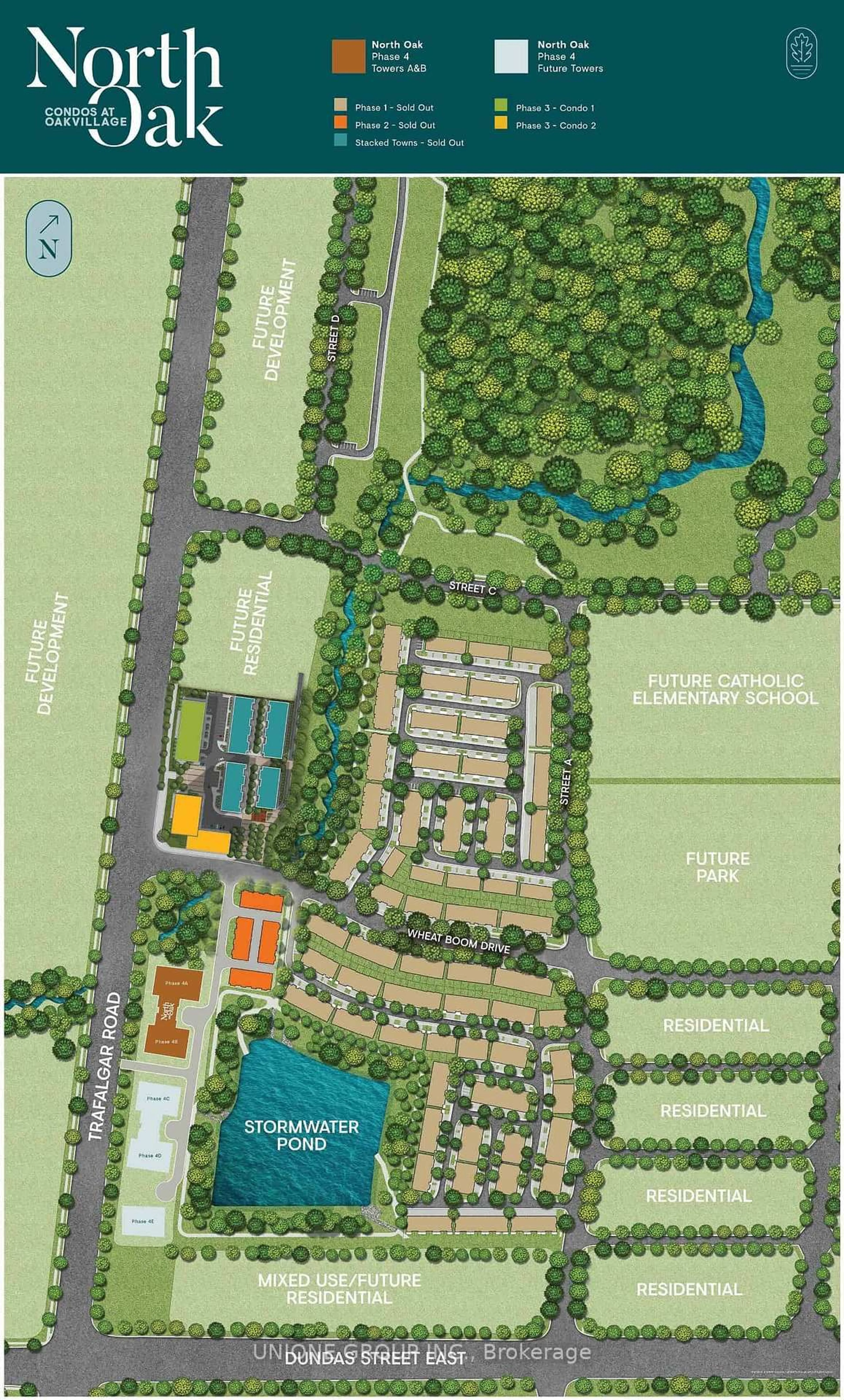 Floor plan for 339 Wheat Boom Dr #1509, Oakville Ontario L6H 7Y1