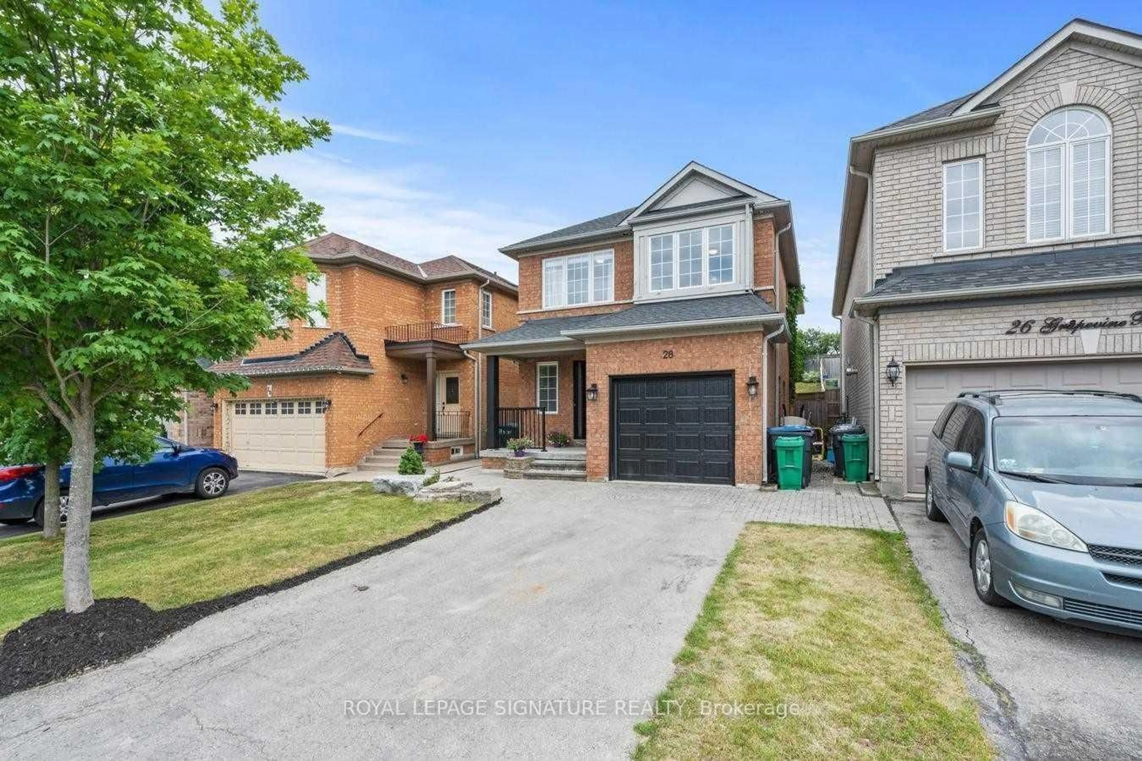 Home with brick exterior material, street for 28 Grapevine Rd, Caledon Ontario L7E 2L3