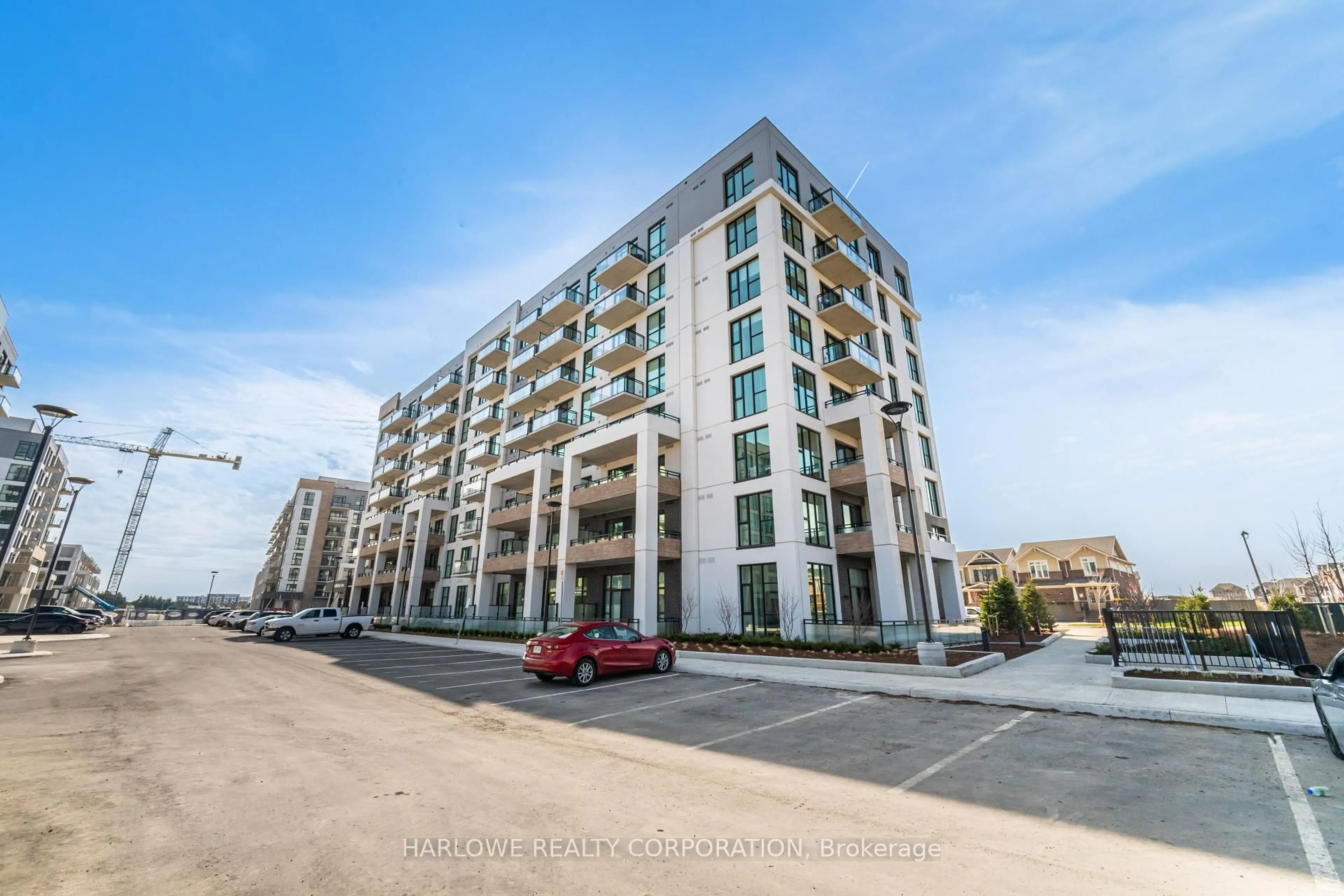 A pic from outside/outdoor area/front of a property/back of a property/a pic from drone, building for 760 Whitlock Ave #206, Milton Ontario L9E 1S2