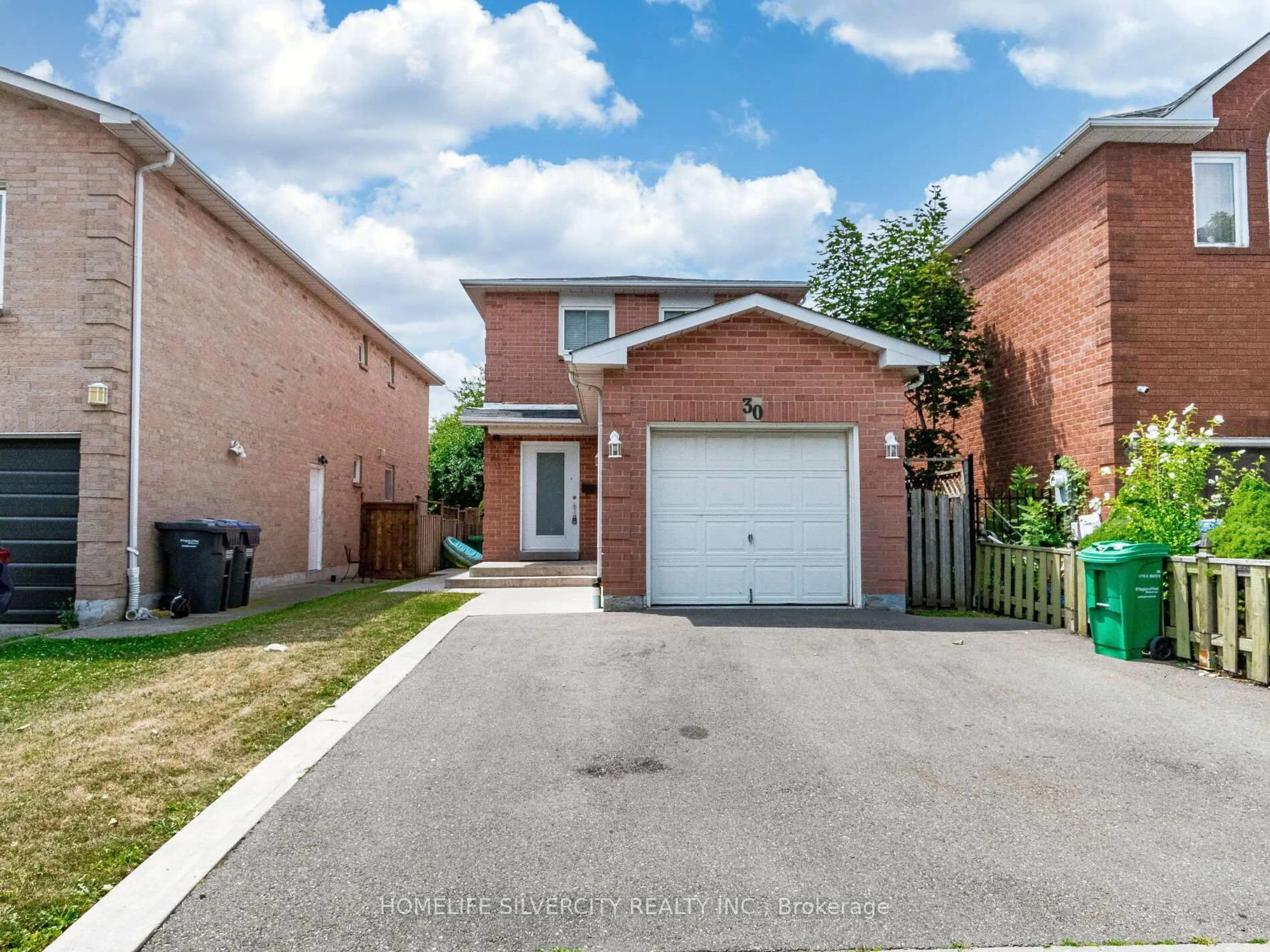 Home with brick exterior material, street for 30 Castlehill Rd, Brampton Ontario L6X 4E2