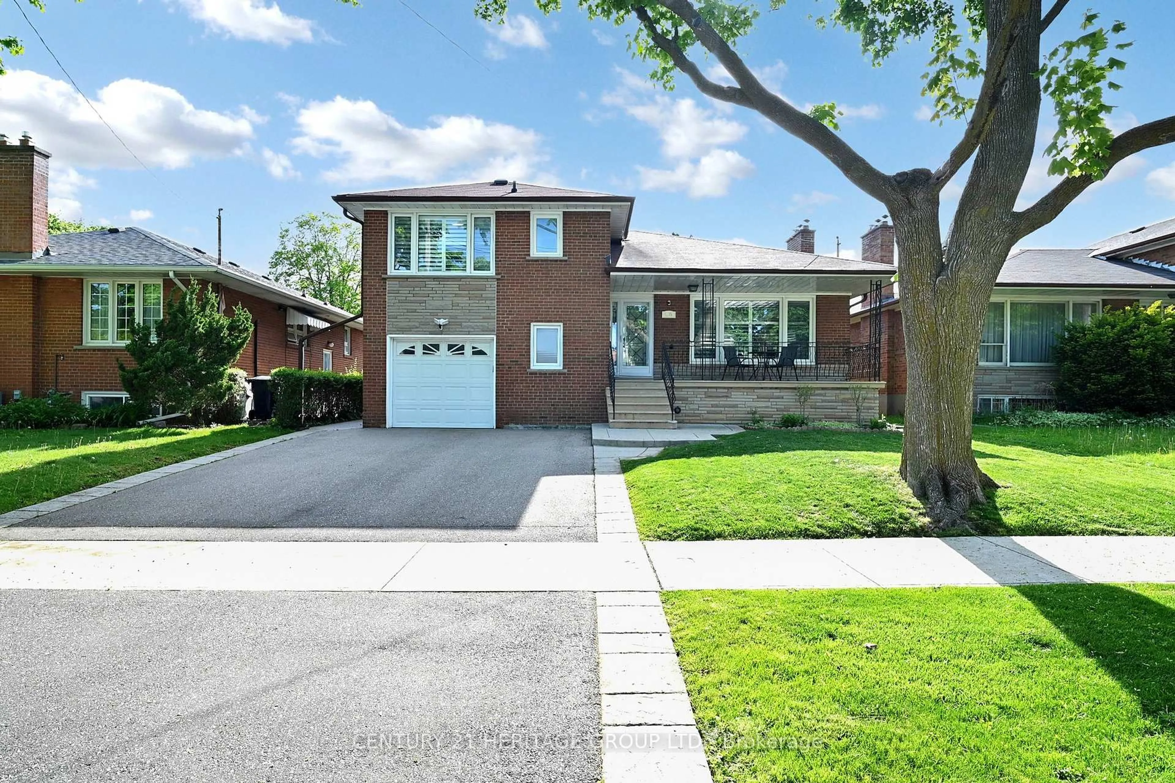 Home with brick exterior material, street for 16 Marblehead Rd, Toronto Ontario M9R 3B6