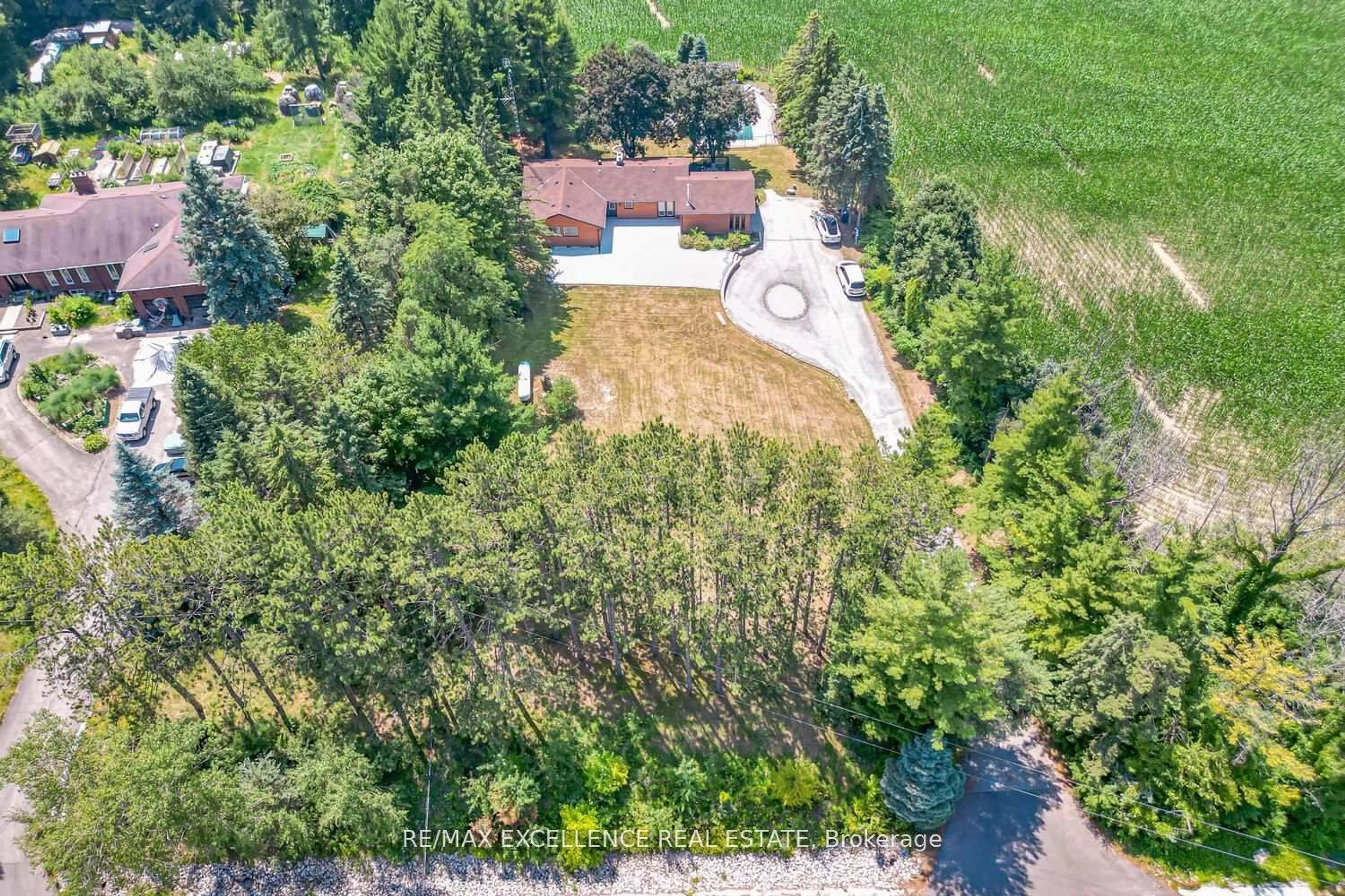 A pic from outside/outdoor area/front of a property/back of a property/a pic from drone, unknown for 14812 Centreville Creek Rd, Caledon Ontario L7C 3B1
