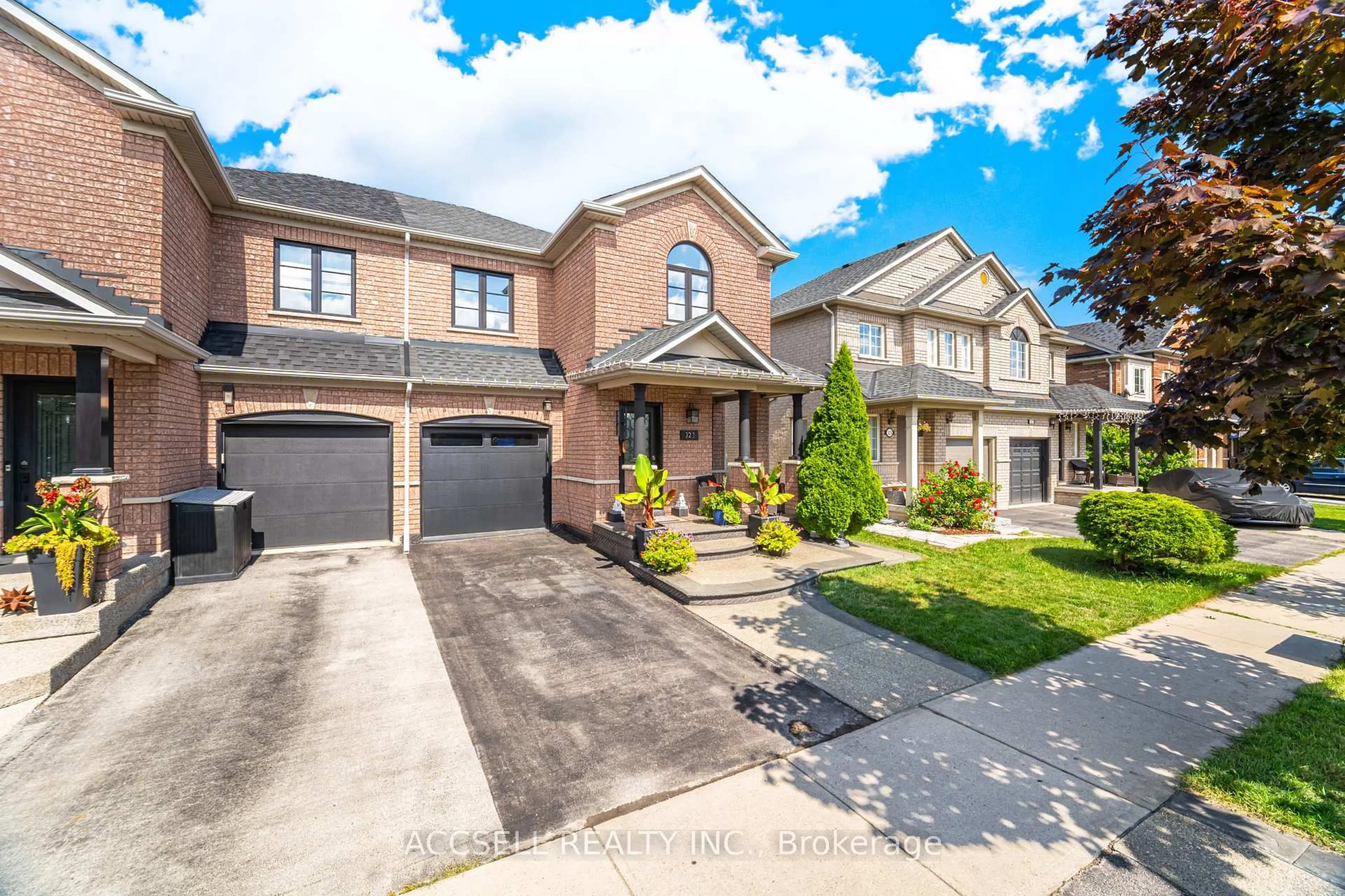 Home with brick exterior material, street for 323 Pettigrew Tr, Milton Ontario L9T 5X8