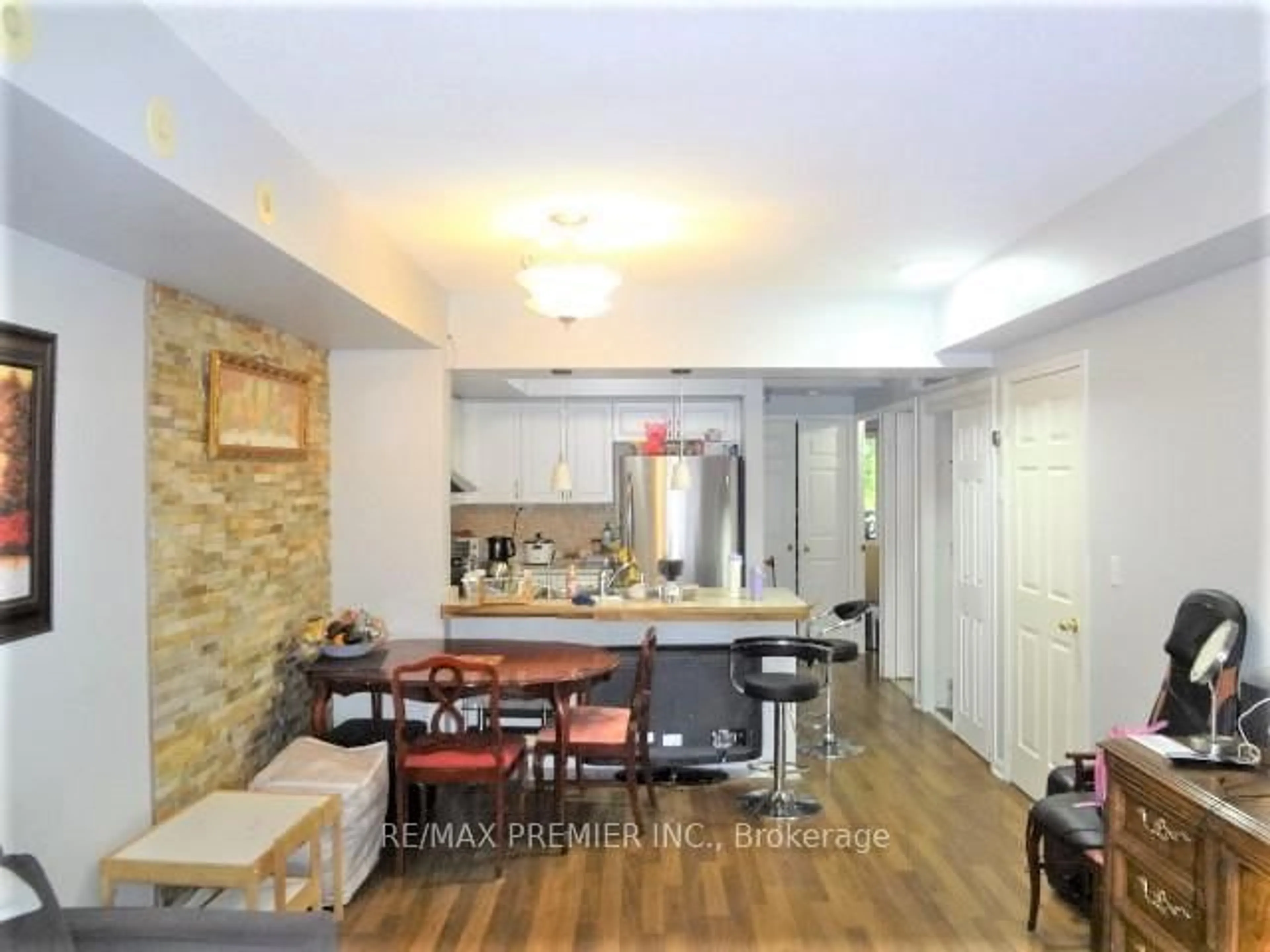 Open concept kitchen, ceramic/tile floor for 3041 Finch Ave #2067, Toronto Ontario M9M 0A4
